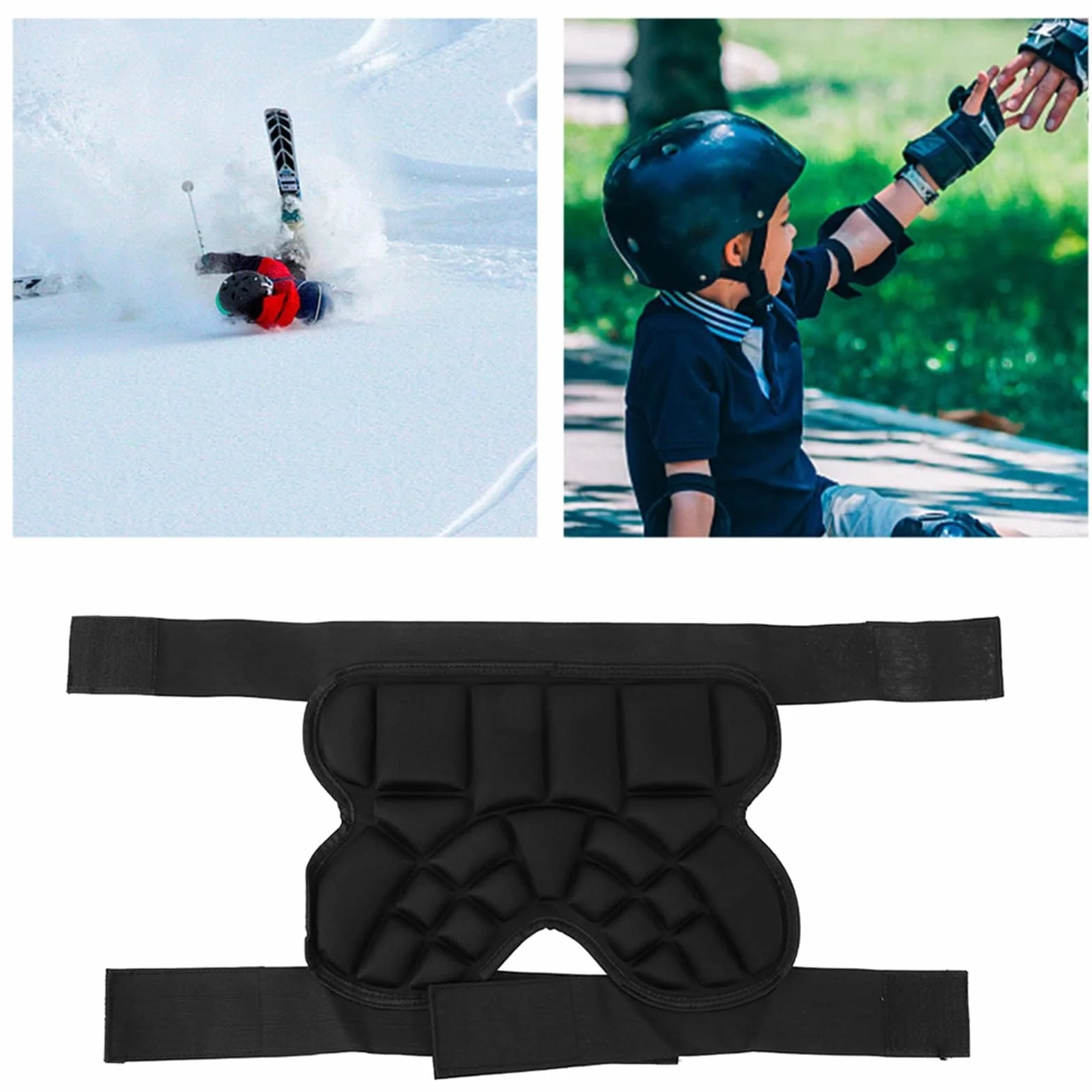 Dziecięce spodenki ochronne na biodra spodnie, dziecięce ochraniacze na deskorolkę na biodra ochraniacze dla nastolatków Snowboard Narciarstwo Łyżwiarstwo Jazda na rowerze