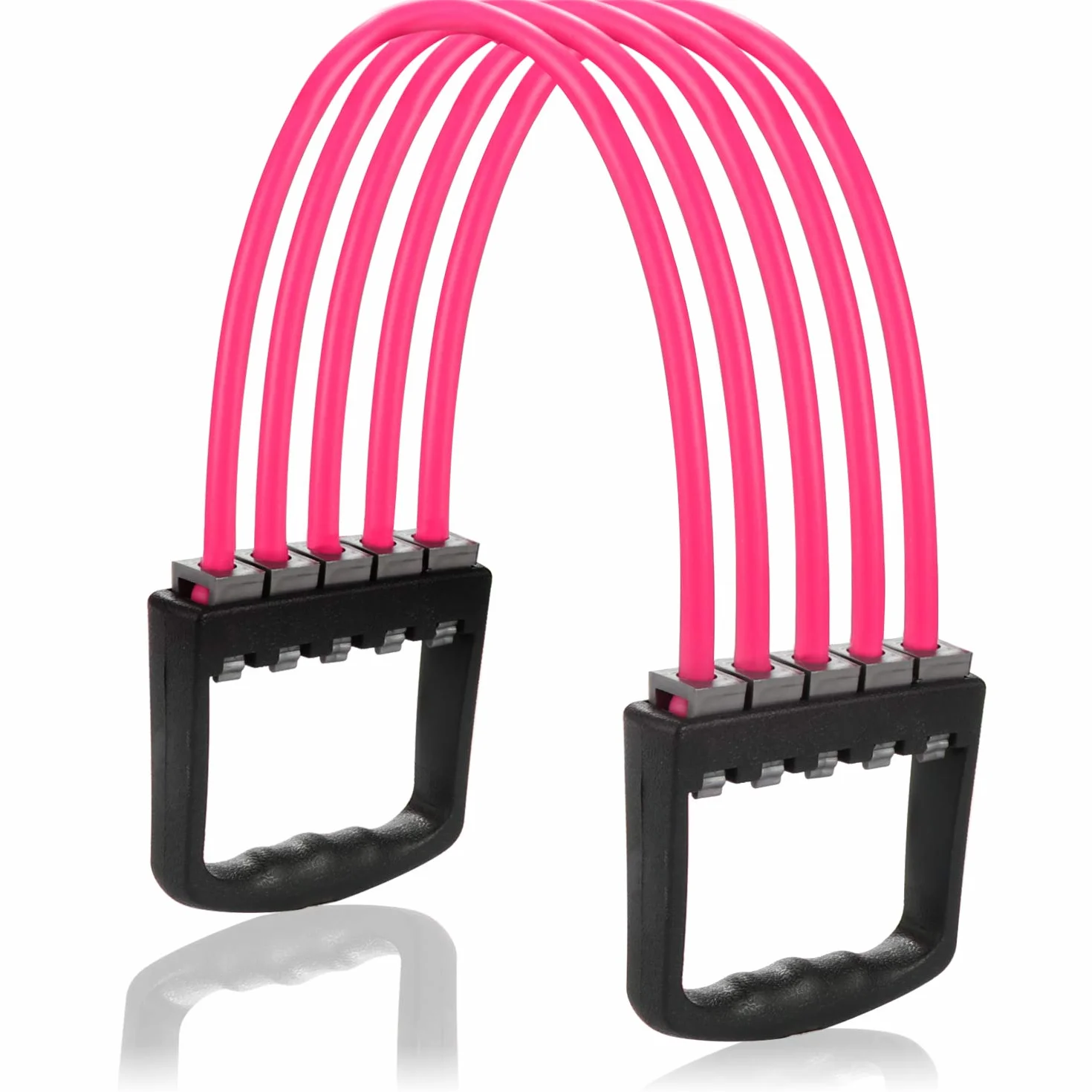 COM-FOUR® Expander Sport - Ekspander klatki piersiowej o 5 siłach napięcia do ćwiczeń w domu