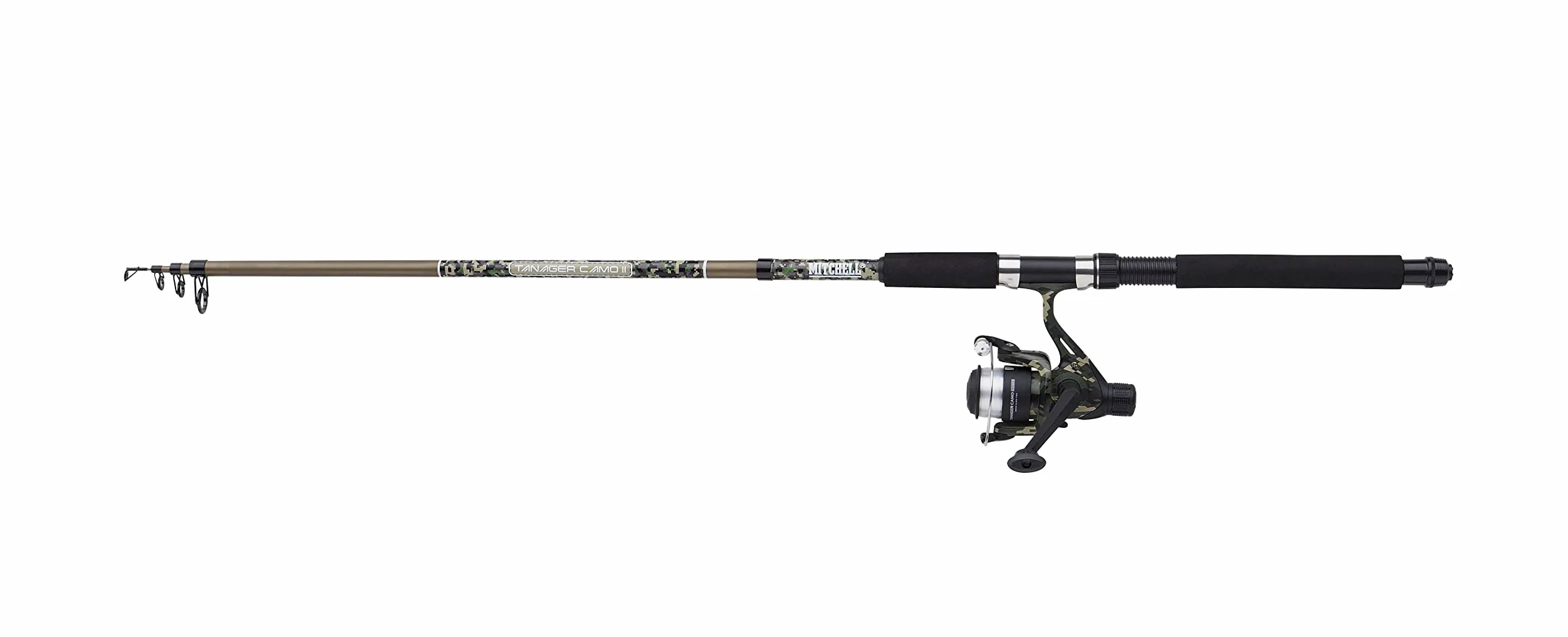 Mitchell Tanager Camo II Tele Spin Combo wędka teleskopowa 2,1 m 7-20 g zielony moro
