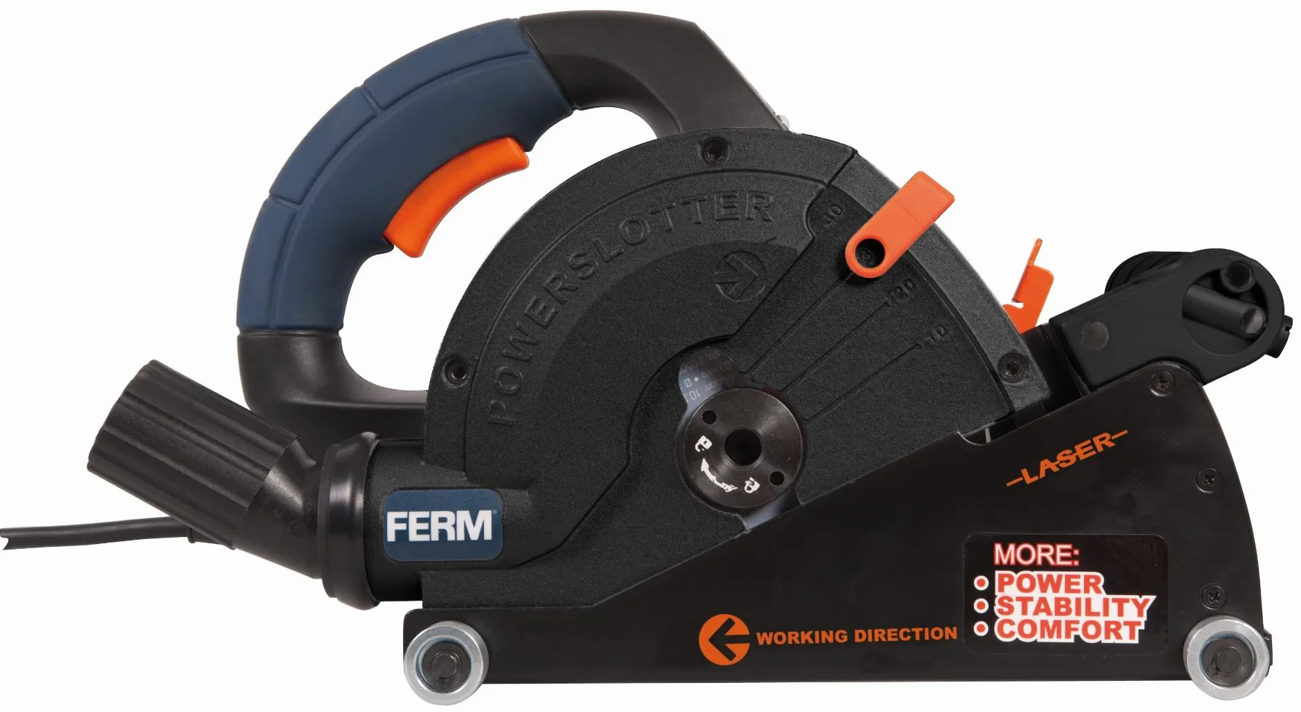 Ferm Frezarka Szczelinowa 1650 W 230 V Czarny