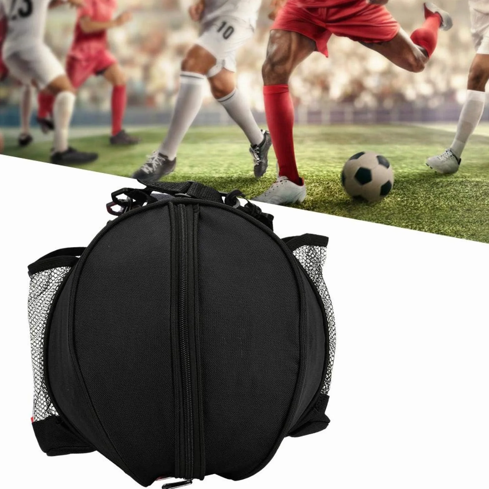 Alomejor Plecak do koszykówki torba na ramię do piłki nożnej siatkówki duża pojemność