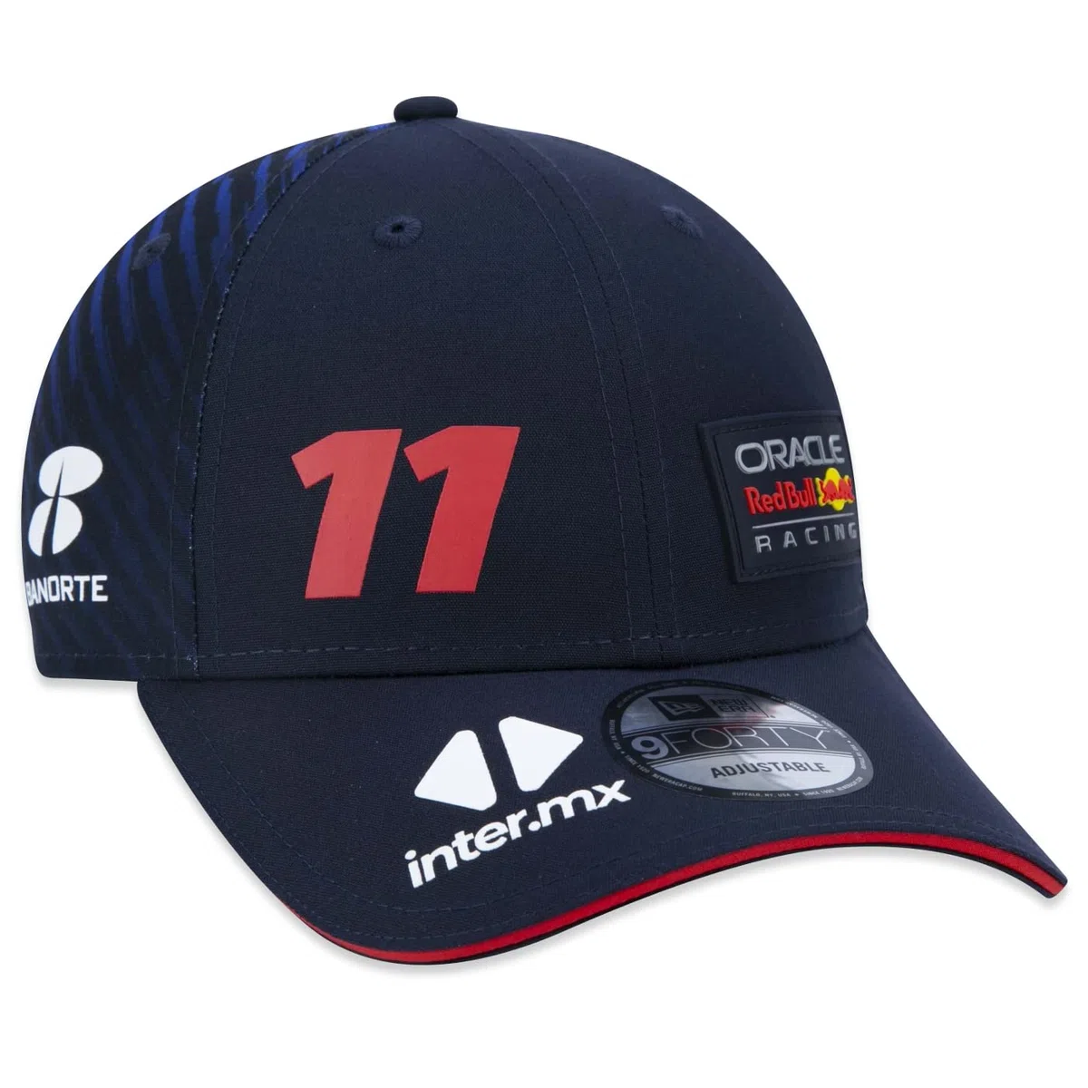 Red Bull Racing sporty motorowe czapka New Era F1 regulowana snapback kapelusz zakrzywiony daszek