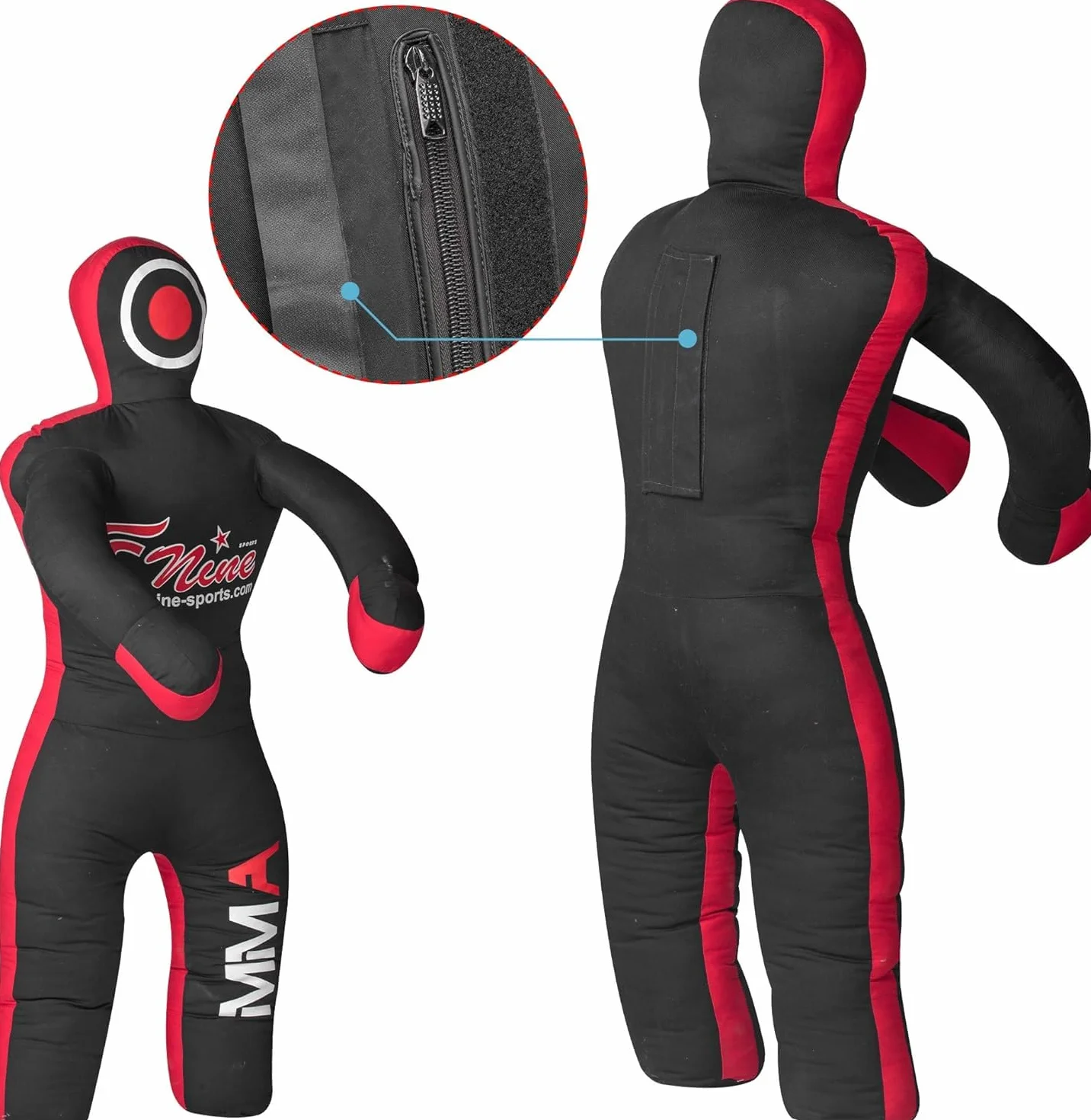 FNine MMA Grappling Dummy, dla Judo, Zapasy, Brazylijskiego Jiu Jitsu, Poddania i Rzucania UNFILLED Canvas Bag