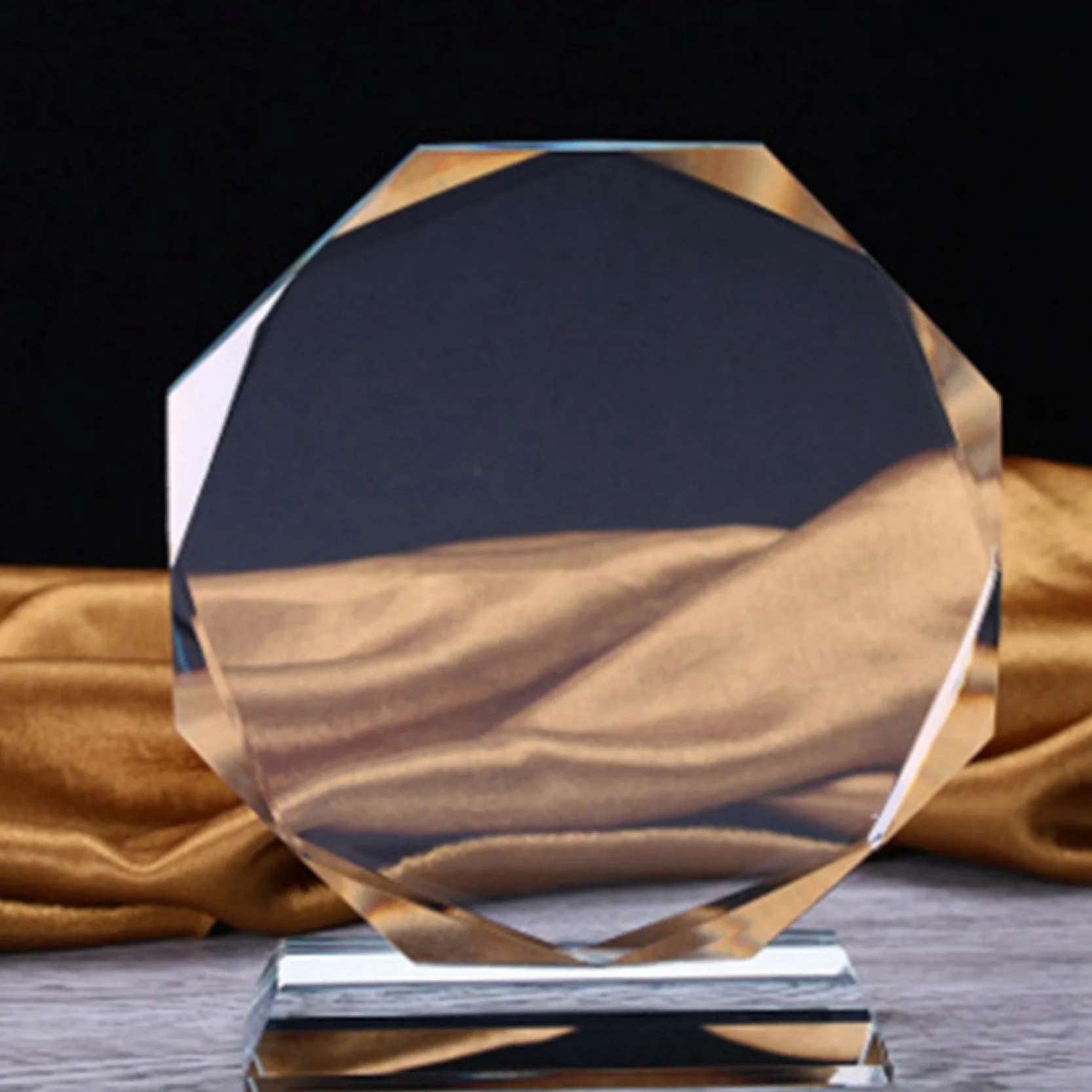 Trofeum Ze Szkła Kryształowego Puste Kryształowe Medal Sezon Ukończenia Szkoły Pamiątkowe Nagrody Firmowe