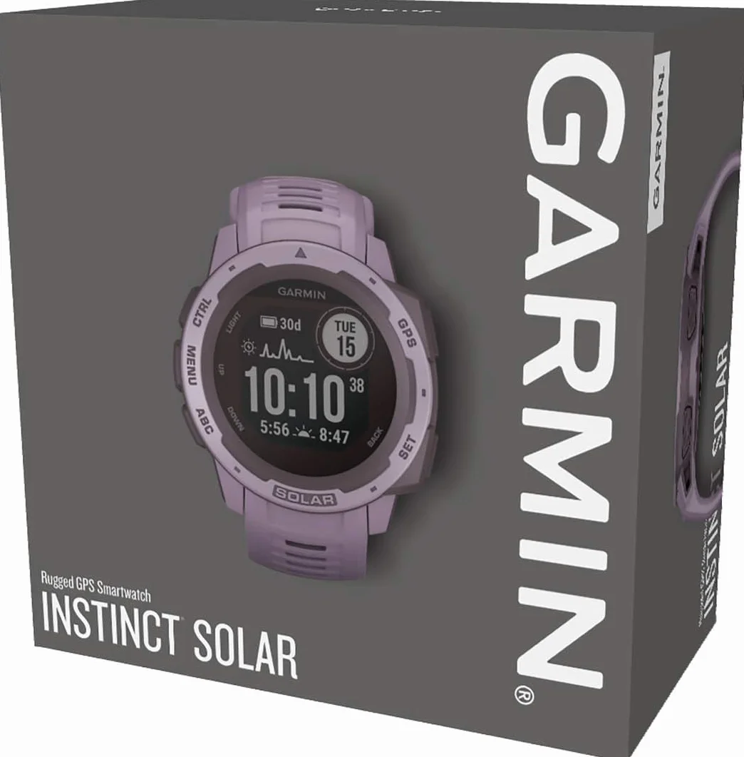Garmin Instinct Solar GPS Smartwatch Orchid