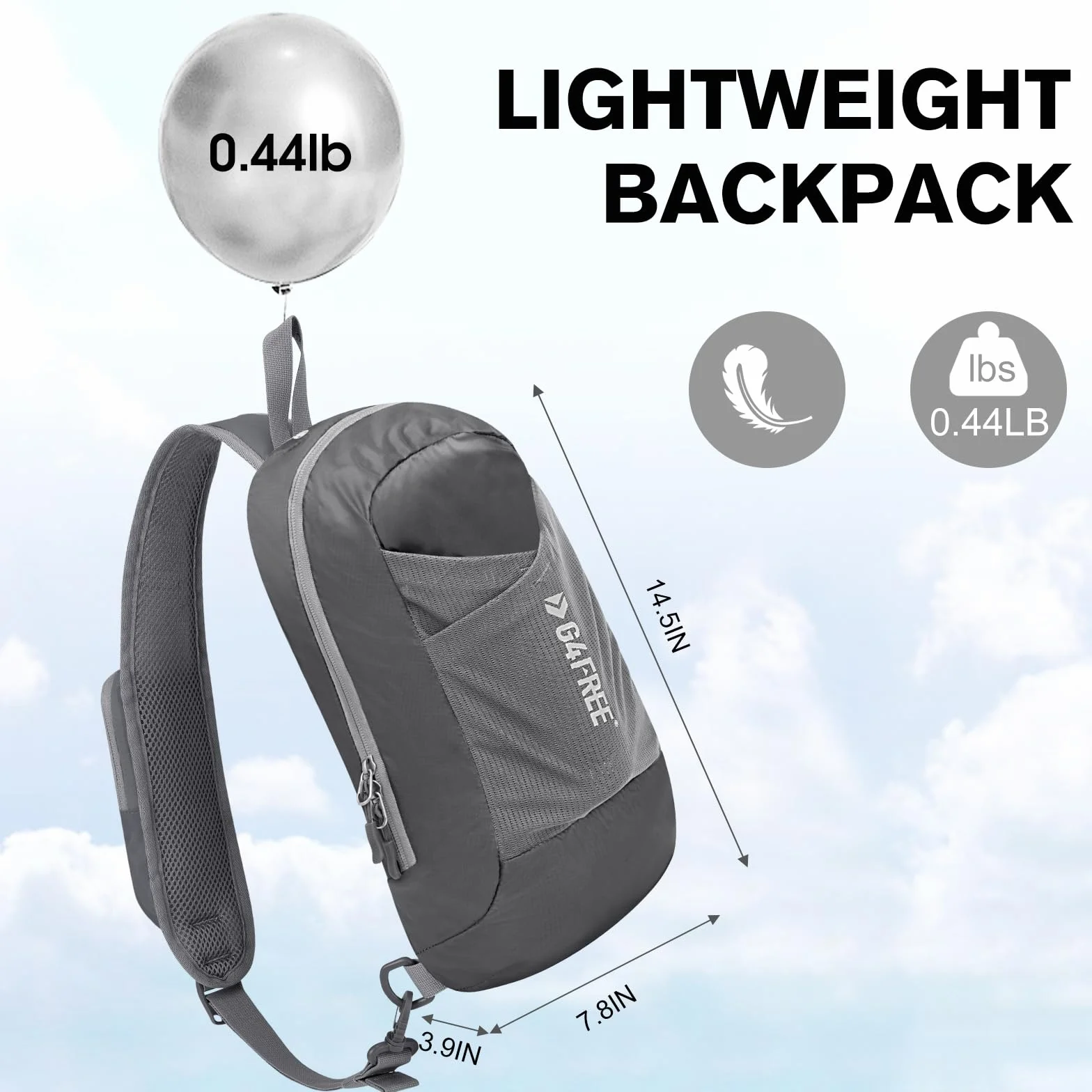 G4Free Torba na ramię, blokowanie RFID, plecak crossbody, z przednią kieszenią, plecak turystyczny, torba na klatkę piersiową, dla kobiet i mężczyzn