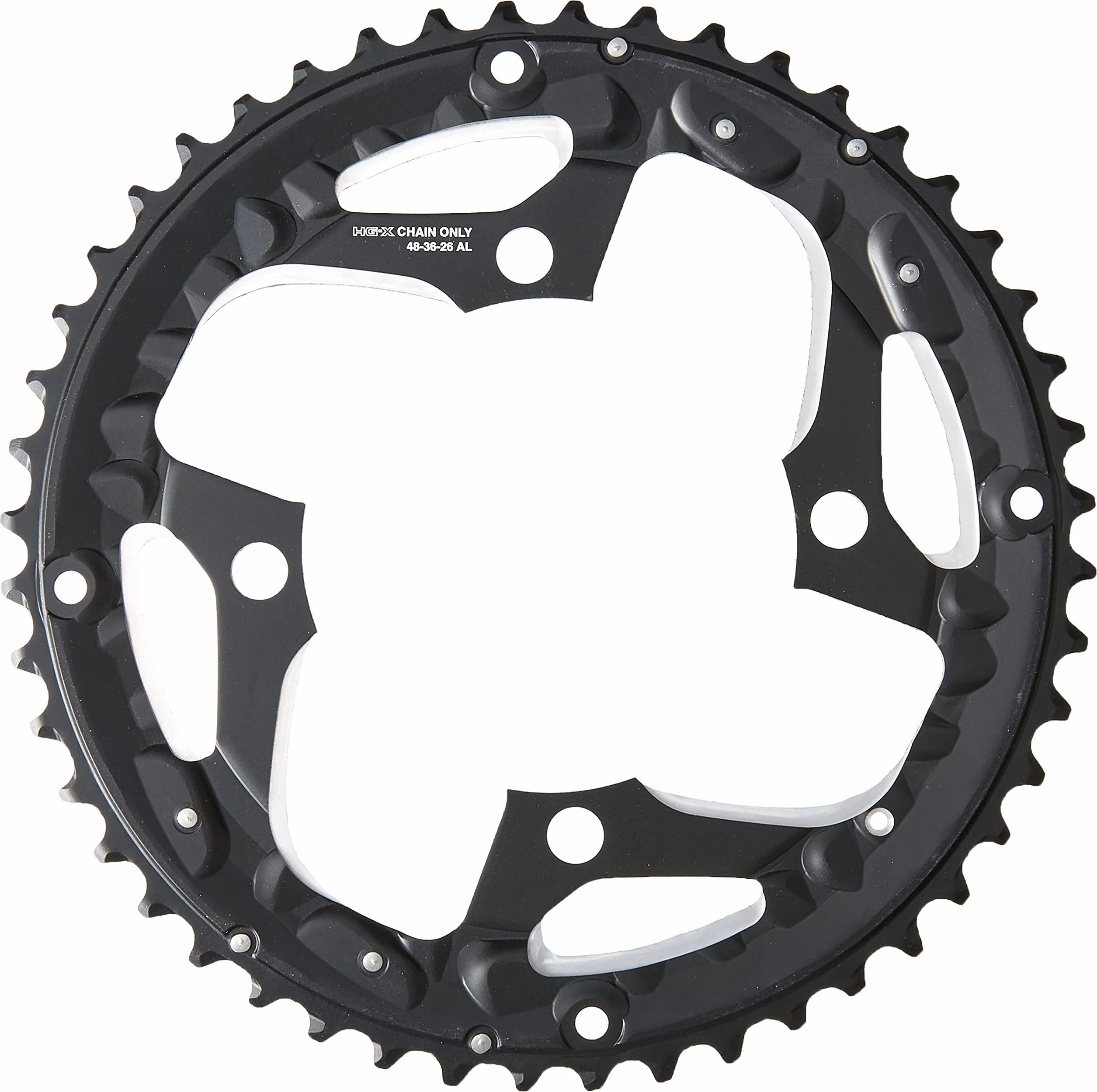 SHIMANO Trekking Fc-T551 Tarcza łańcuchowa Silver/Black One Size