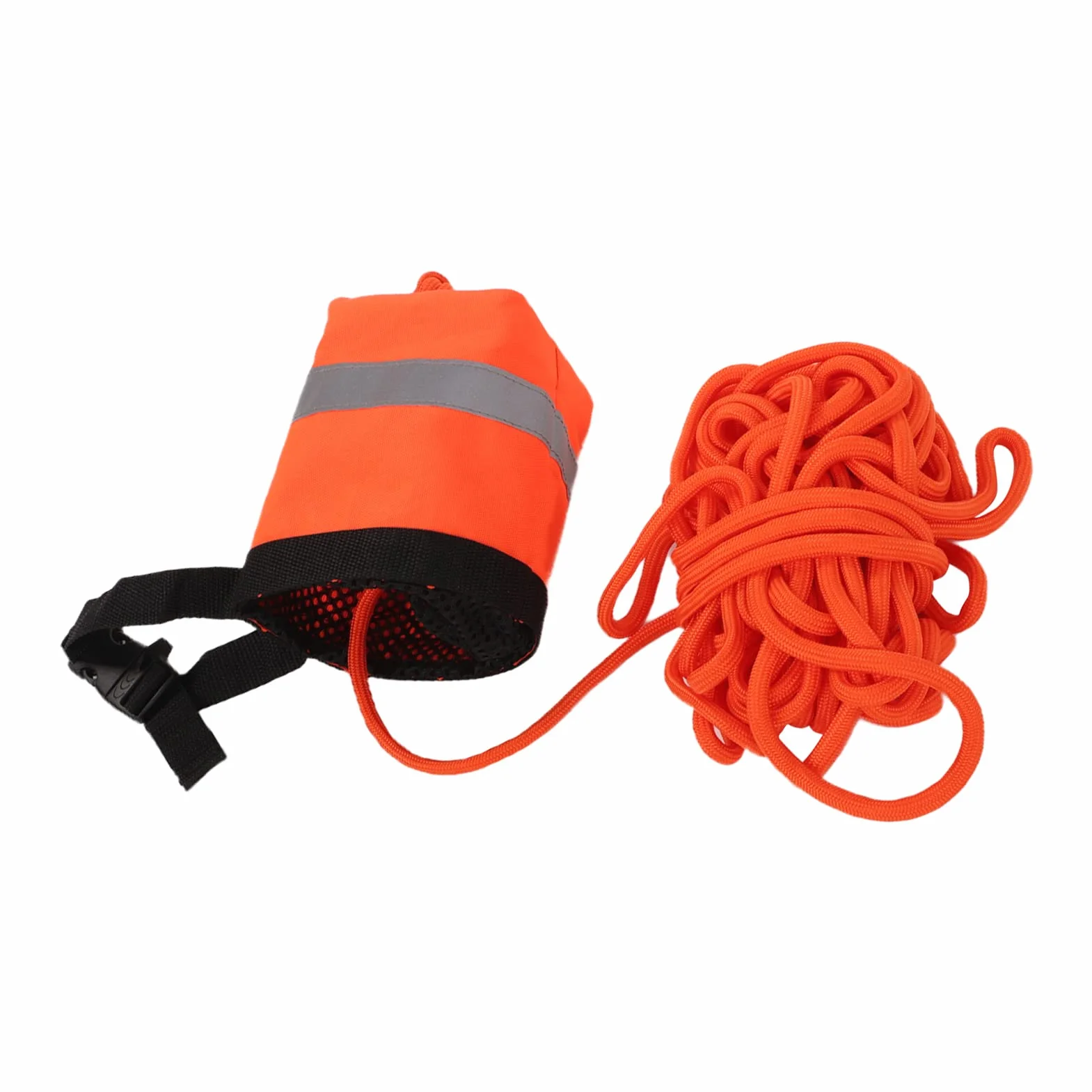 Lina Ratunkowa Pływająca na Wodzie, Profesjonalna Lina do Rzucania na Zewnątrz Rescue Lifeguard Rescue Lifeline, Odblaskowa Torba Ratownicza do Rzucania wodą, do Ratowania (30 mln)