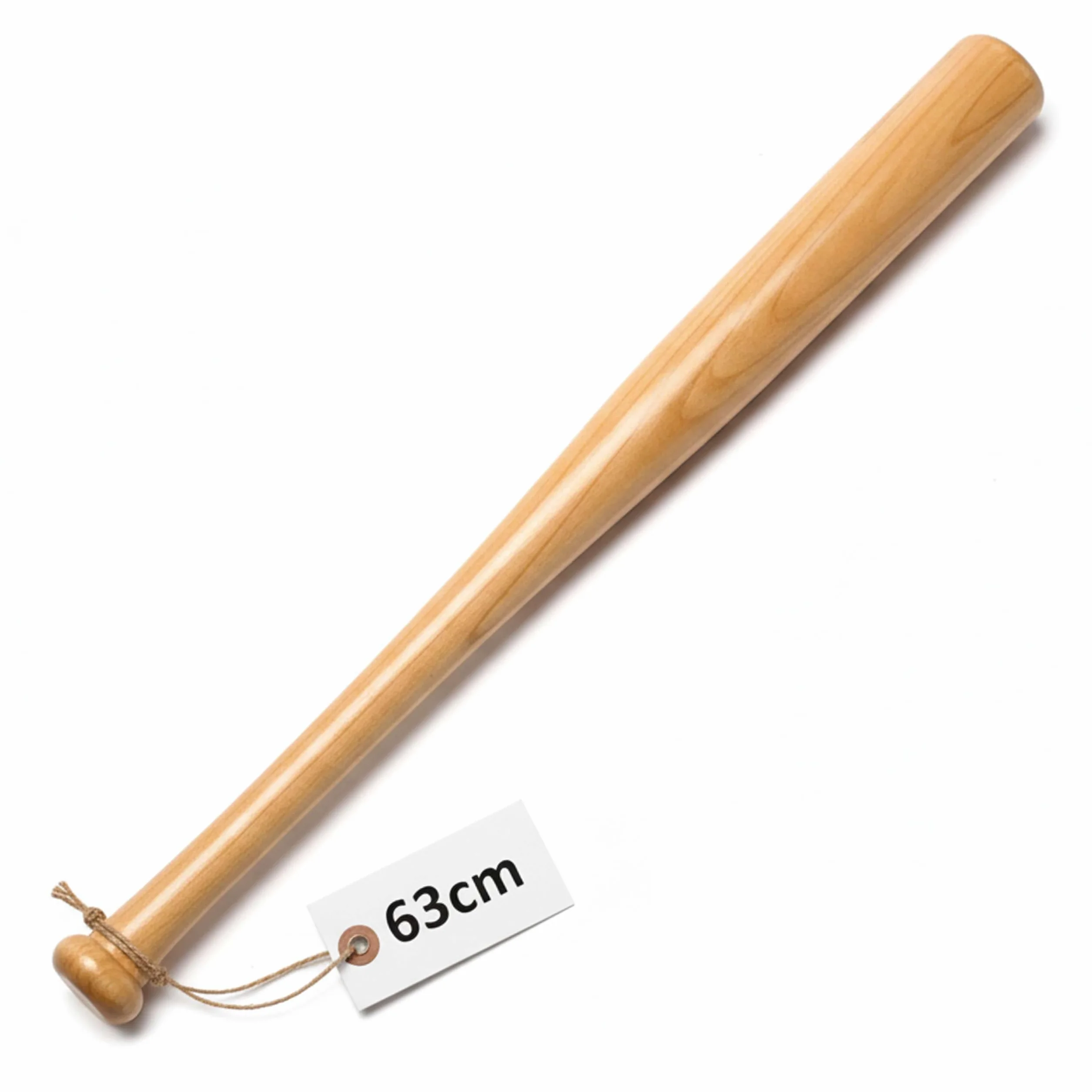 TEMPO DI SALDI Drewniany kij baseballowy o długości 63 cm i wadze 700 g, trwały i poręczny, drewniany kij Softball idealny do treningu i wypoczynku, bejsbolówka