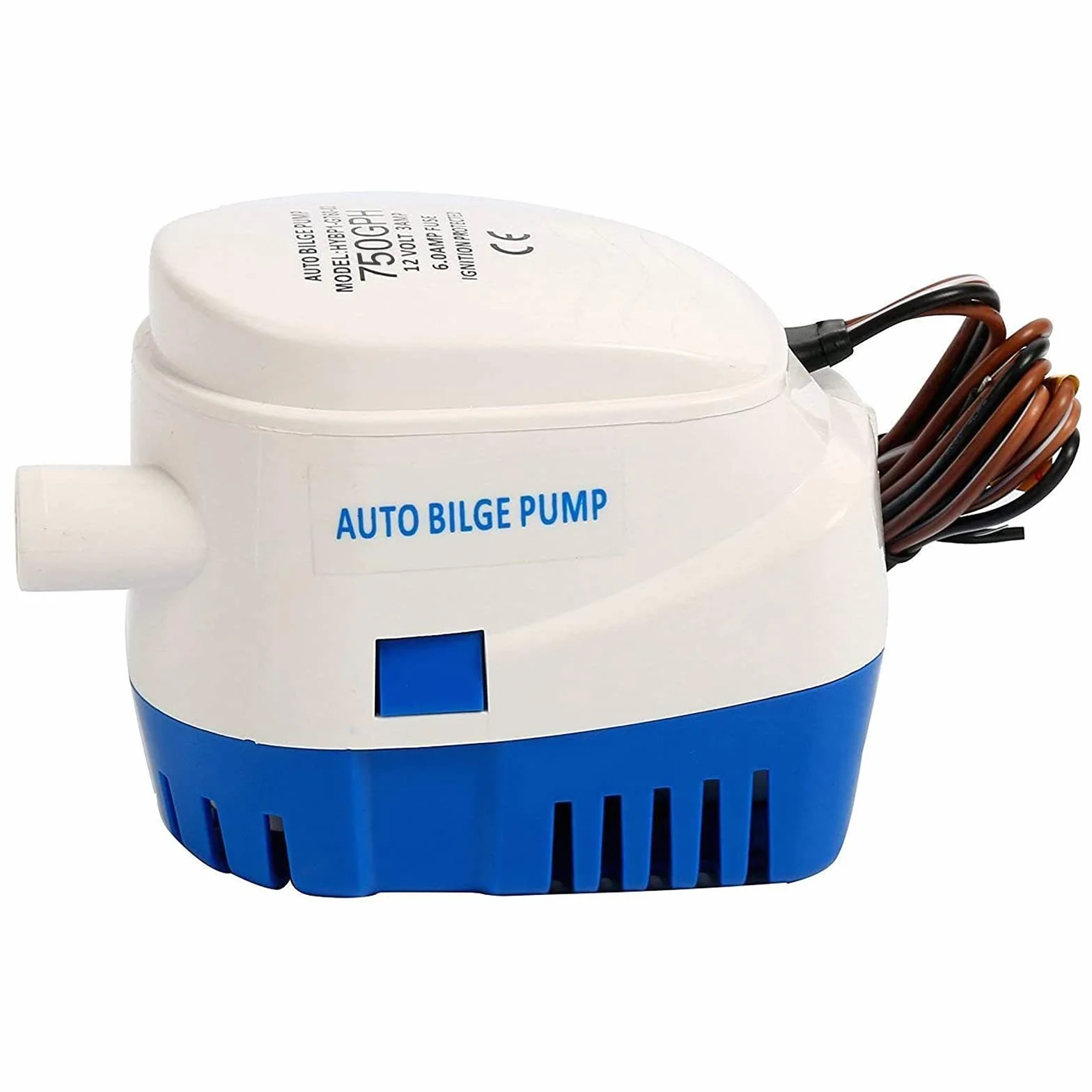 FreeTec Pompa zęzowa 12 V, automatyczna pompa zęzowa 750 GPH z przełącznikiem pływakowym