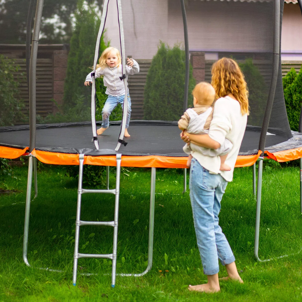 Relaxdays Drabina do trampoliny ogrodowej