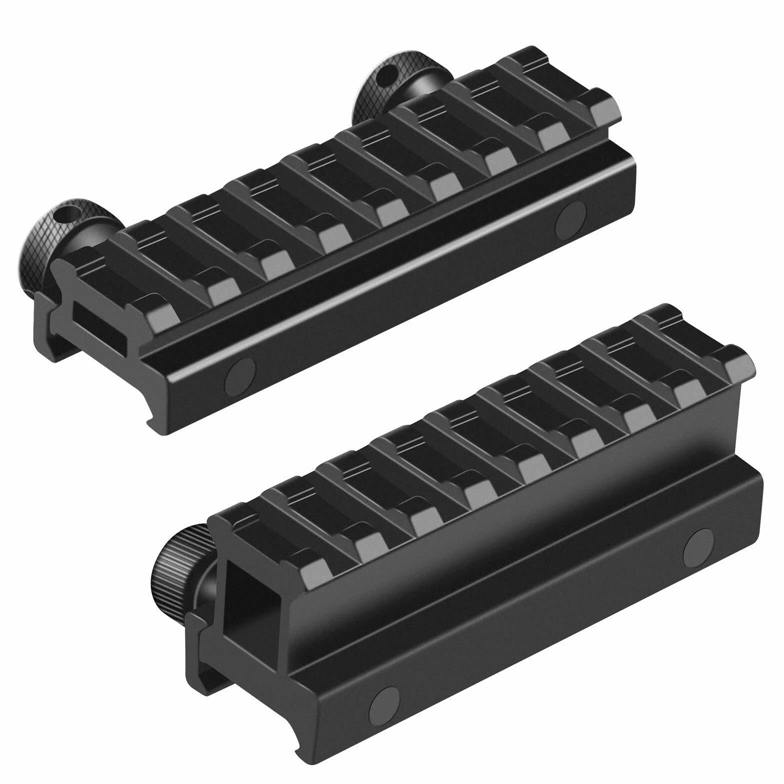 Aluminiowych Stopów Picatinny Riser Mounts 1-calowy Wysoki Profil 1/2-calowy Niski Profil 8 Gniazd