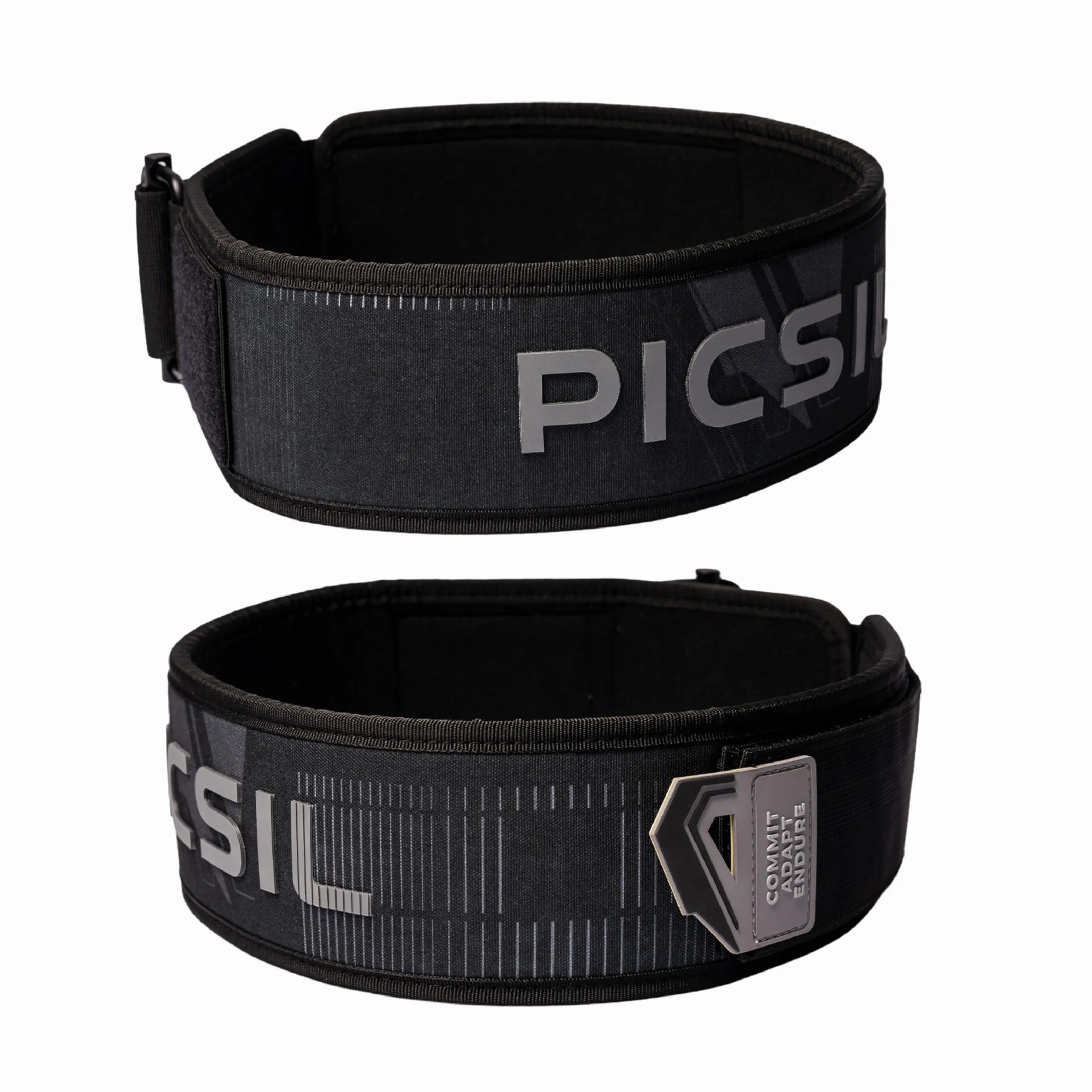 PICSIL LockPro Neoprenowy pas ciężarowy do podnoszenia z podwójną regulacją do cross training i powerlifting