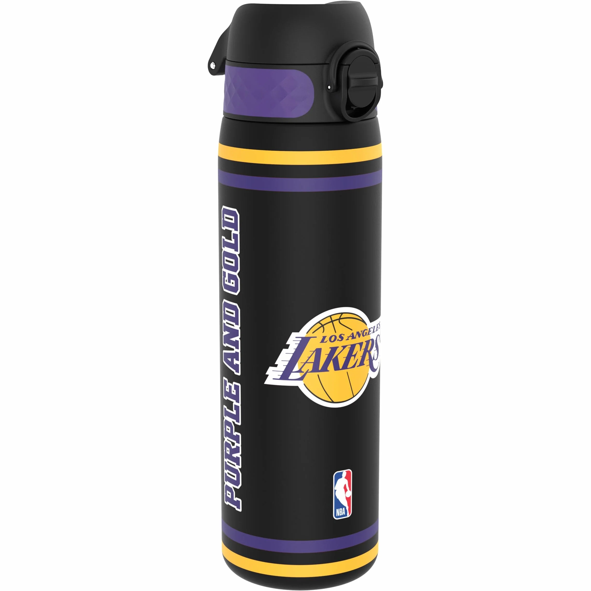 NBA Los Angeles Lakers Butelka na Wodę 500 ml Szczelna Bez BPA Łatwe Otwieranie