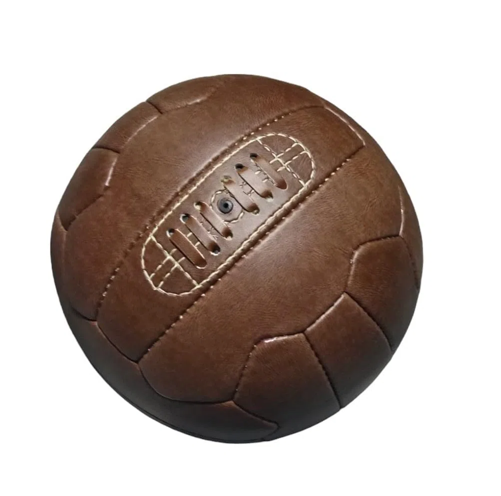 Piłka nożna w stylu vintage, rozmiar 5, brązowa replika Mistrzostw Świata 1966, retro Heritage Football