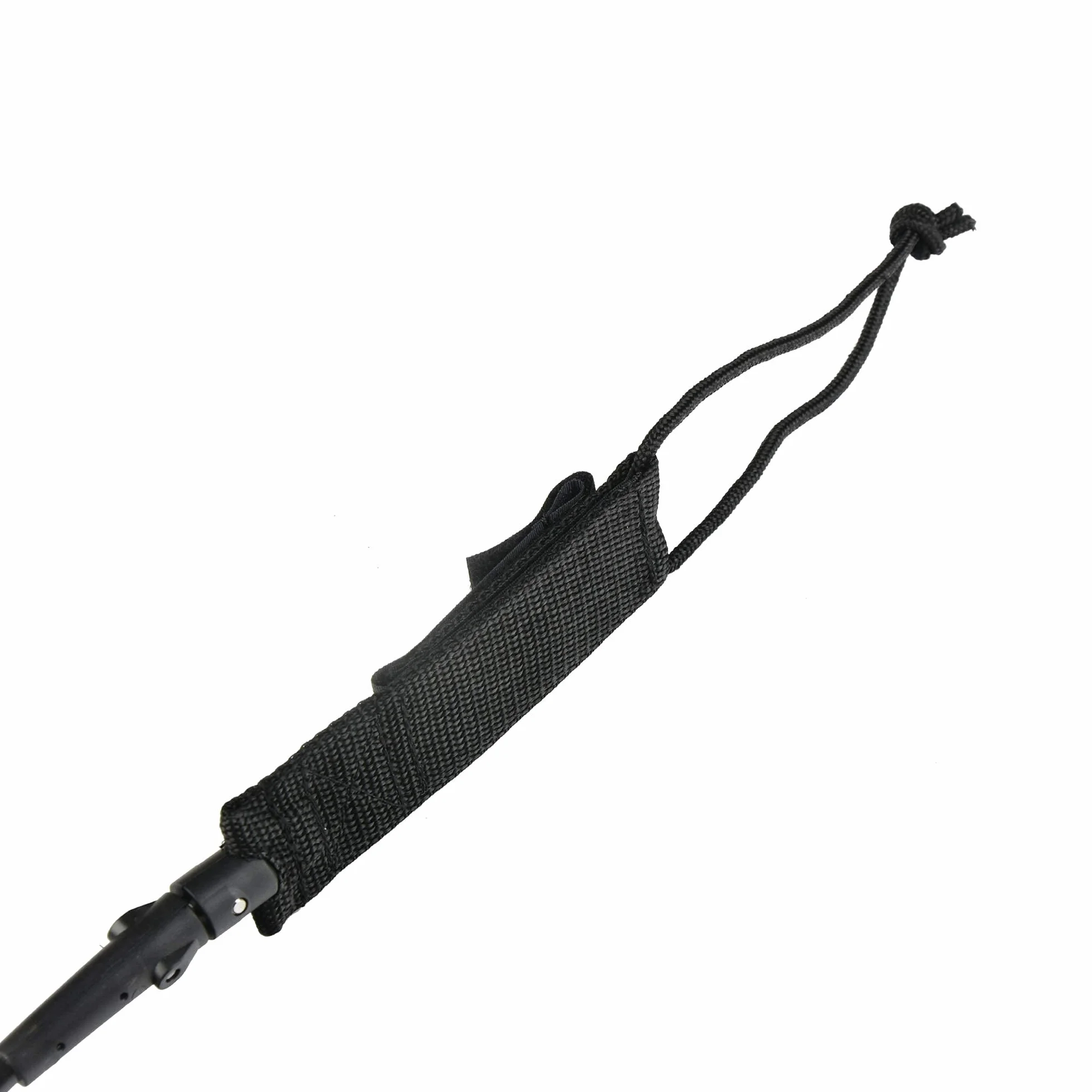 Abahub Wysokiej jakości zwijana smycz SUP, stand up Paddleboard Legrope, 3 m, czarna, grubość 7 mm, do deski surfingowej, deskorolki Boogie