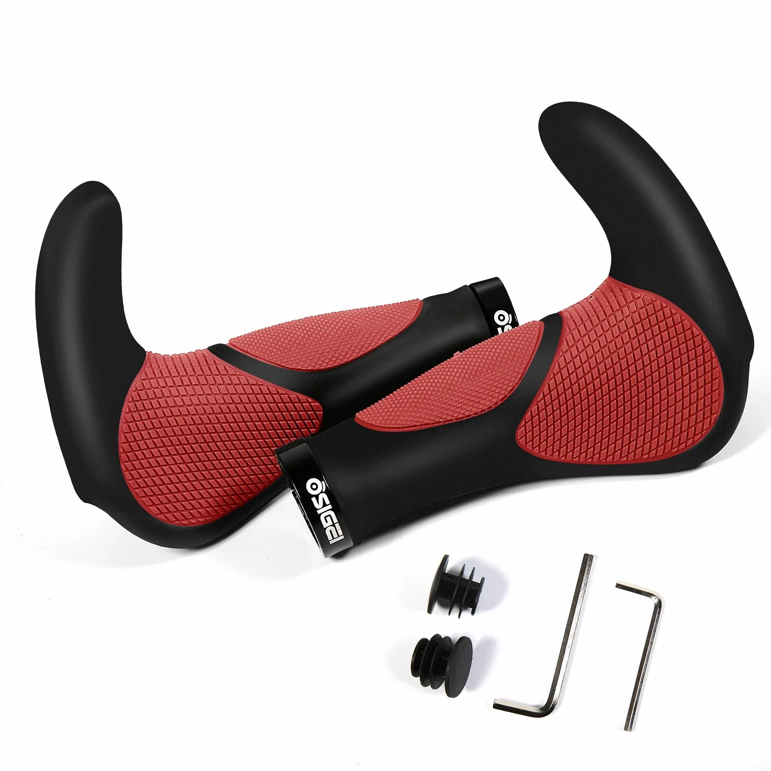 Ergonomiczne uchwyty na kierownicę rowerową, antypoślizgowe, dwustronne, na kierownicę 22 mm, do rowerów elektrycznych/BMX itp