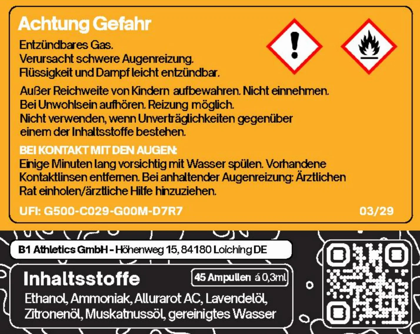 Smelling Sticks Ampułki zapachowe 45X0,3 ml - Odpowiednie do hokeja na lodzie, piłki ręcznej, treningu siłowego, siłowni i innych - WYJĄTKOWO WYTRZYMAŁE (45-pak)