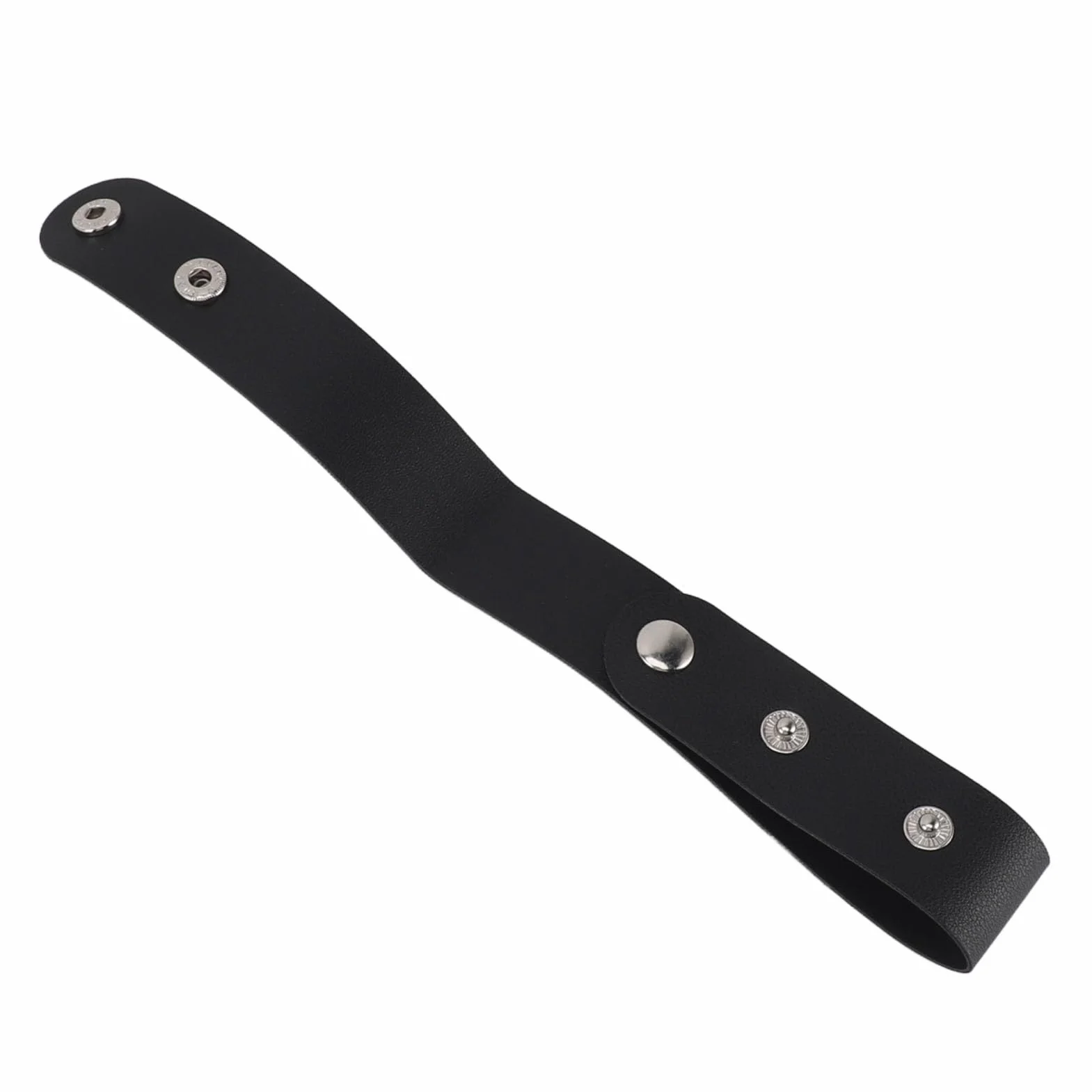 4-częściowa Skórzana Kabura na Bicz, długość 13,8 Cm / 5,4 Cala, Bezpieczny Uchwyt na Pas Biodrowy z metalową klamrą, Ergonomiczna Pętla na Pasek ze Skóry PU, Uchwyt na Bicz do
