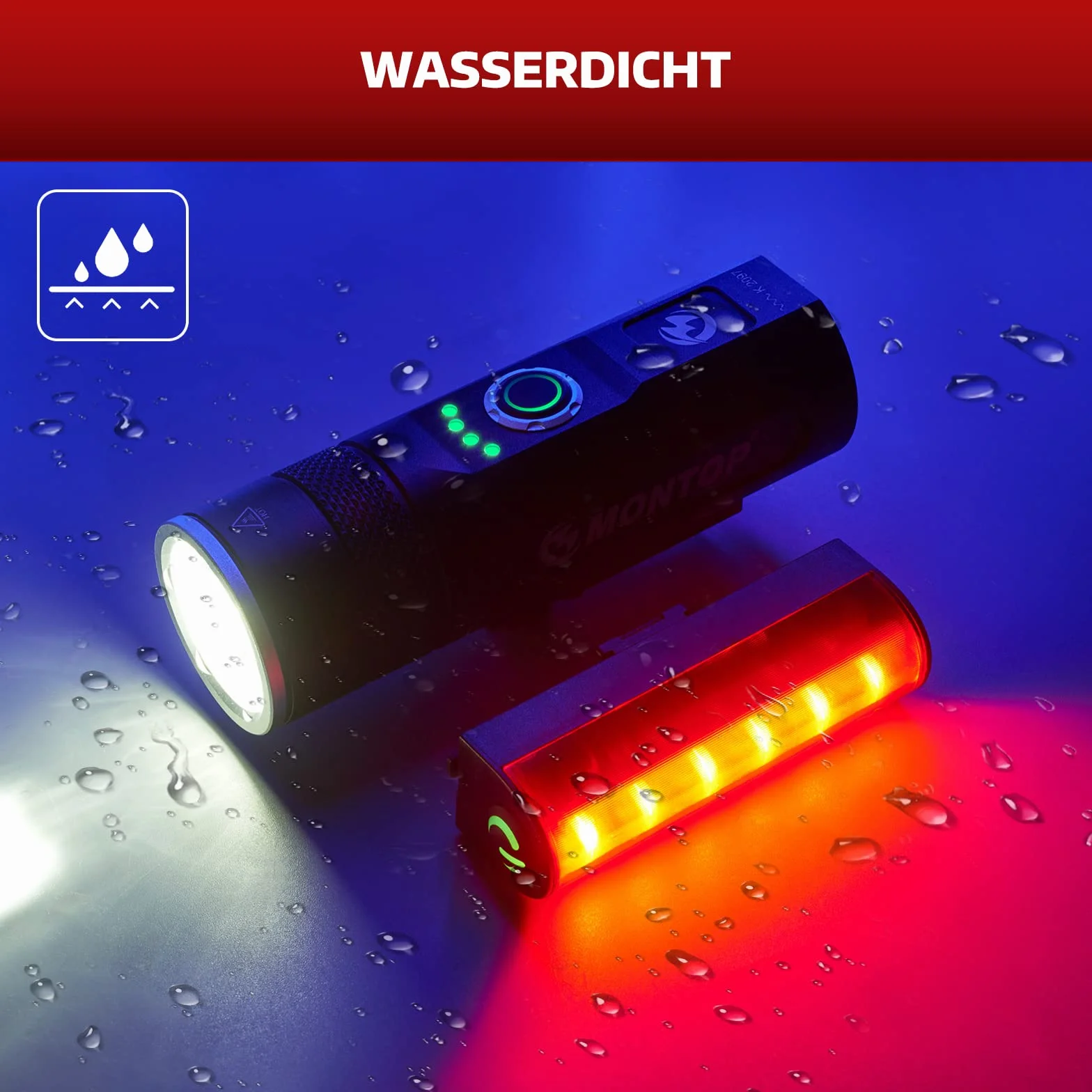 Dopuszczone do ruchu drogowego zestaw świateł rowerowych, akumulator USB, oświetlenie rowerowe LED, zestaw oświetlenia rowerowego, zestaw oświetlenia rowerowego, w zestawie światła przednie i tylne,