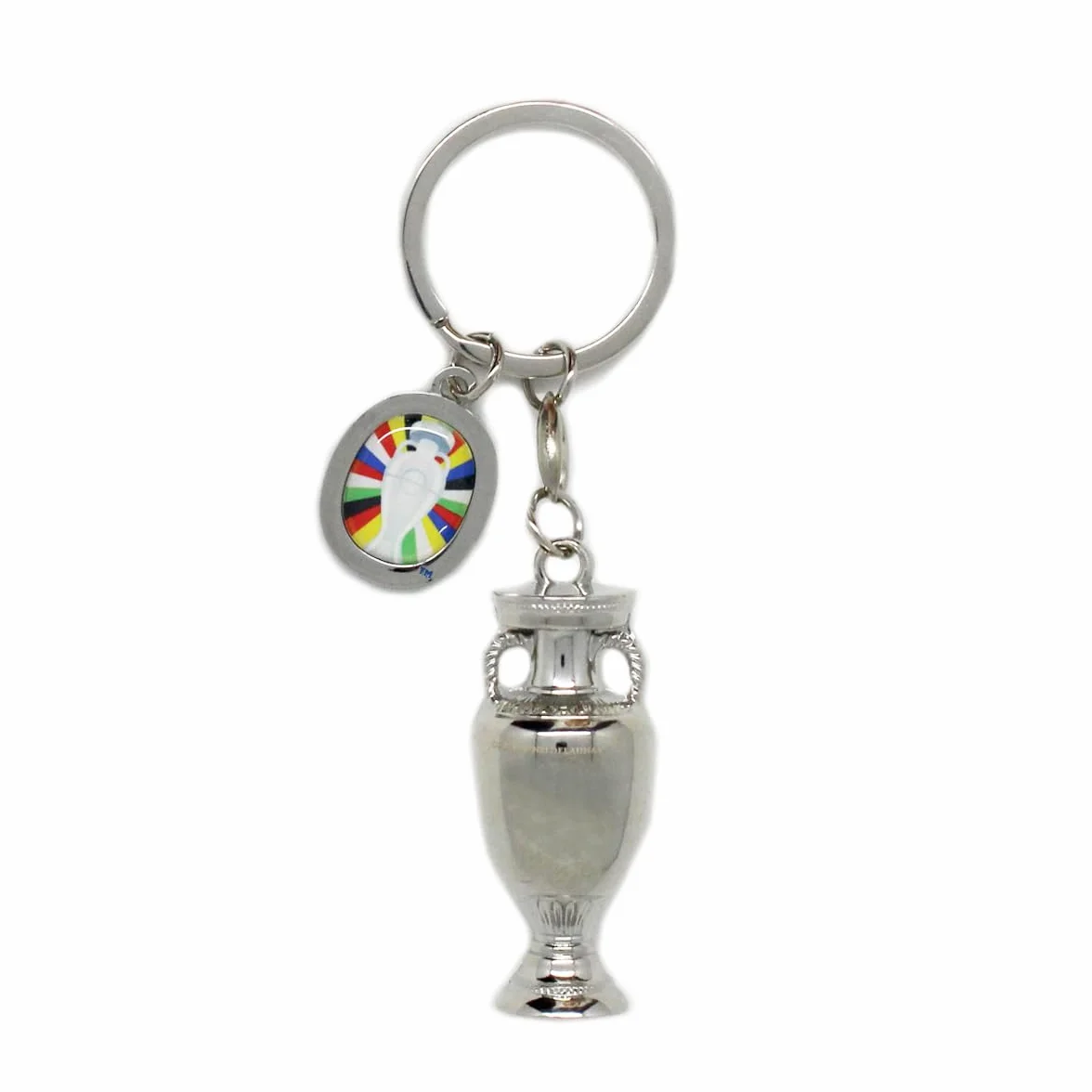 Brelok Trofeum 3D 45 mm Metal Wielokolorowy Biały