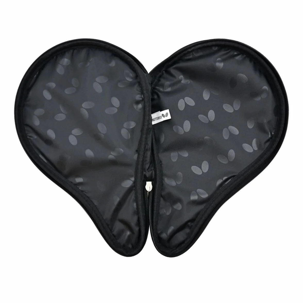 Butterfly Logo case owal, pokrowiec na rakietę do tenisa stołowego, pojedyncze etui (królewski niebieski, pojedyncze etui)
