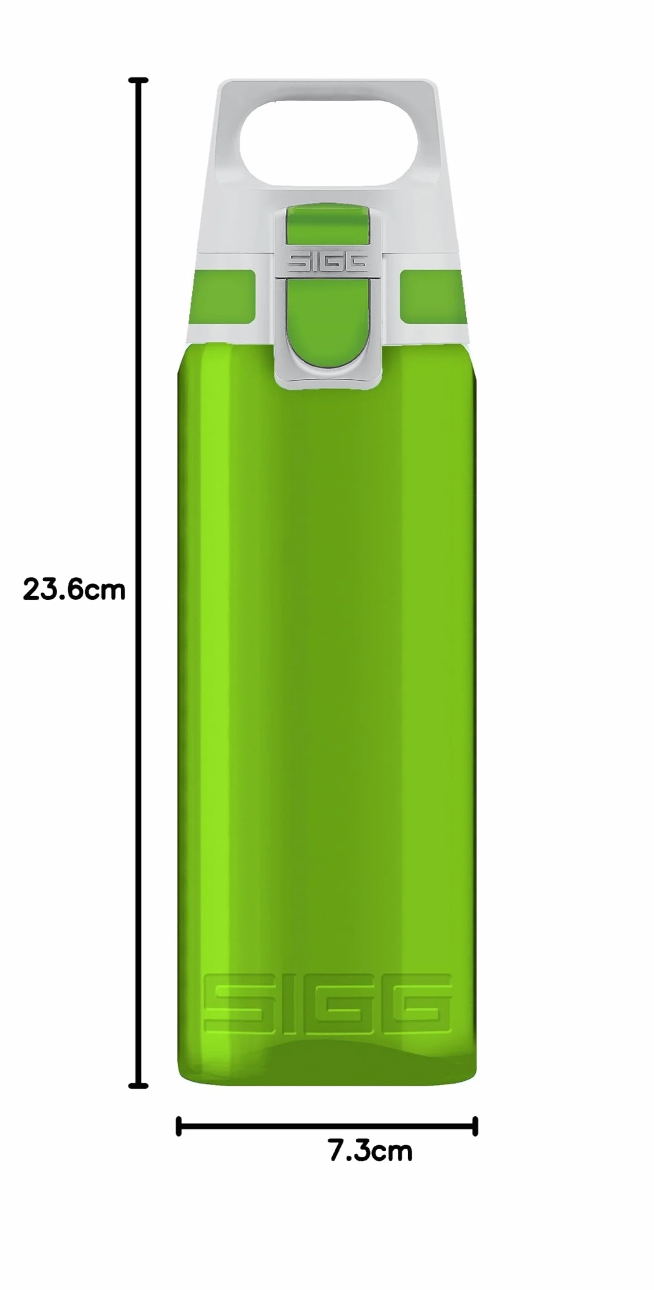SIGG - Butelka na wodę Tritan - Total Color ONE - Nadaje się do napojów gazowanych - Można myć w zmywarce - Szczelny - Lekki jak piórko - Bez BPA - 0,6L