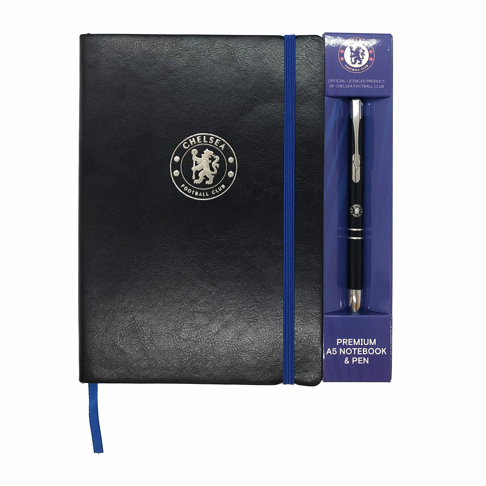 Chelsea F.C. Notes i długopis premium A5 oficjalne gadżety piłkarskie