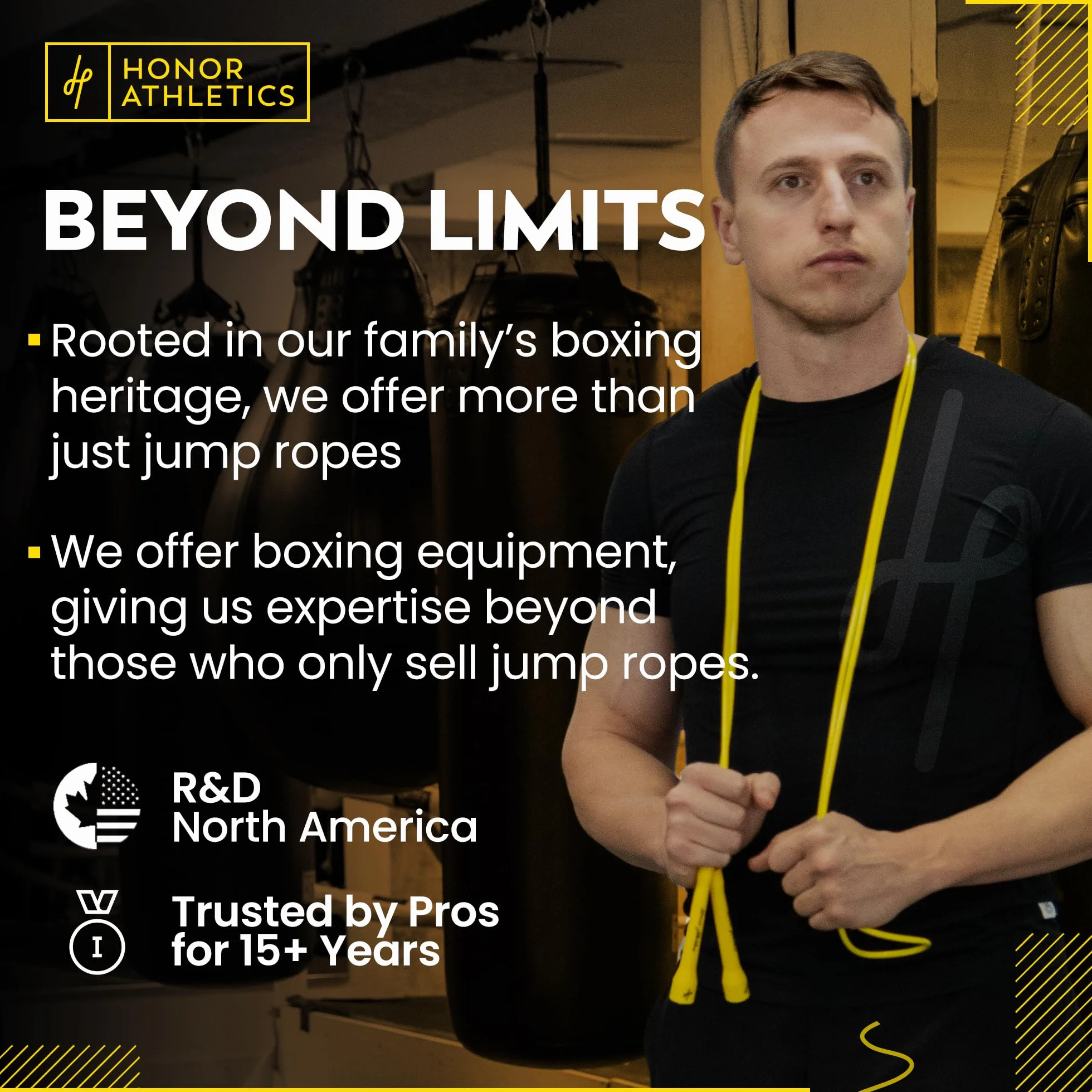 Honor Athletics Pro Boxing Rope 3.0 Skakanka 5,3 mm TPU-PVC regulowana 3,05 m antypoślizgowa