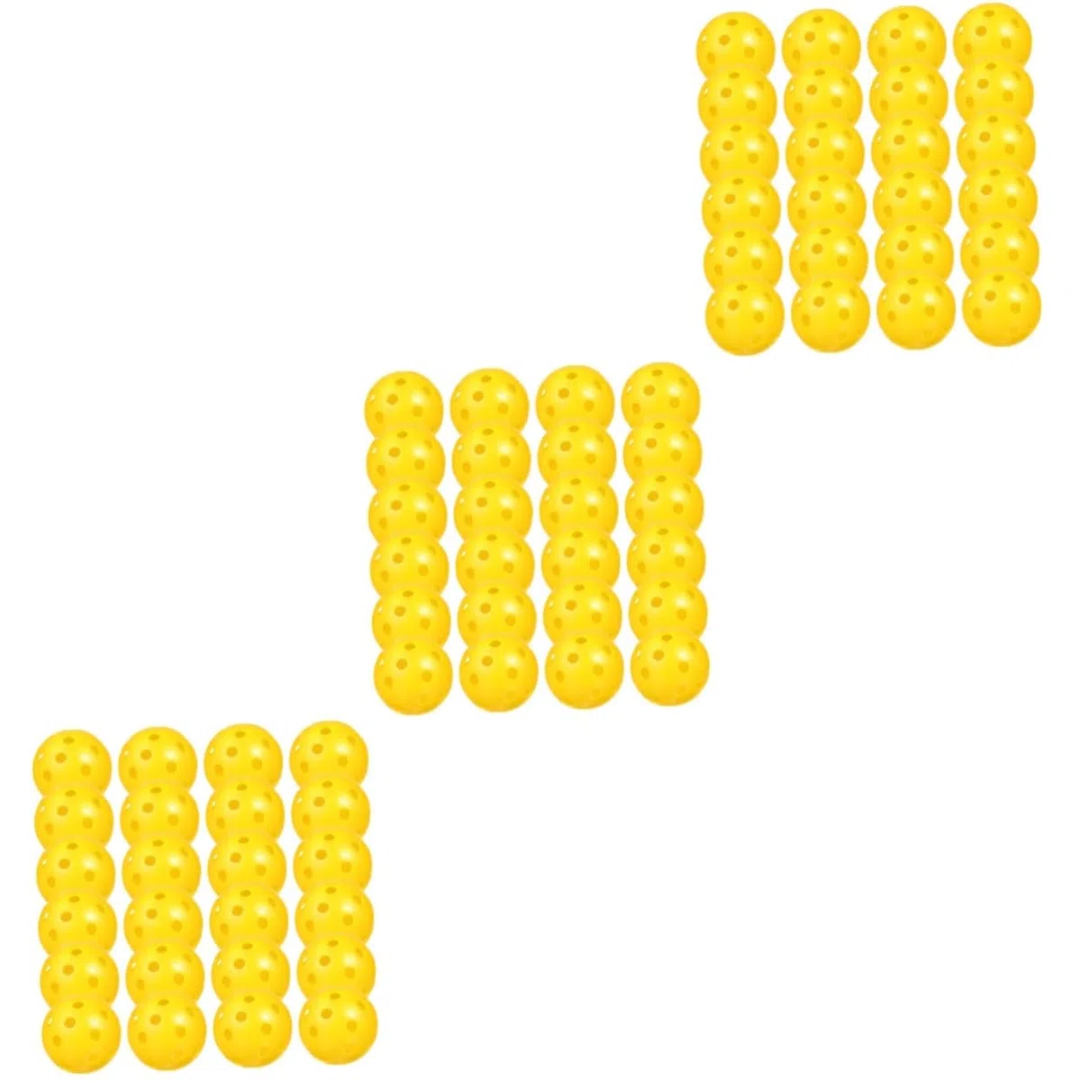 POPETPOP 3 Zestawy Piłka Treningowa Do Golfa Szczotka Do Golfa Imadła Piłki Golfowe Piłka Koszulka Golfowa Makaron Z Piłkami Golfowymi Uchwyt Na Piłeczki Golfowe Plastikowy Yellow Szt.*3