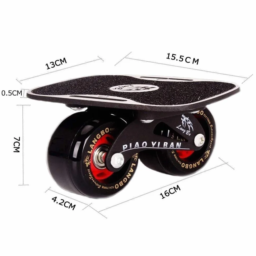 Drift Skates Split Skateboard Przenośna płyta rolek drift High Rebound Skate Outdoor Sliding Nastolatki Dorośli Prezent urodzinowy