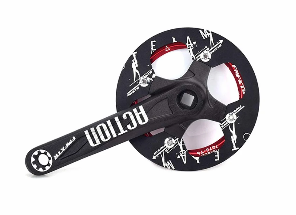 UPANBIKE kolce rower górski osłona BCD 104 mm stop aluminium pierścień ochronny pokrowiec na 32 ~ 34T 36~38T 40~42T koła łańcuchowe