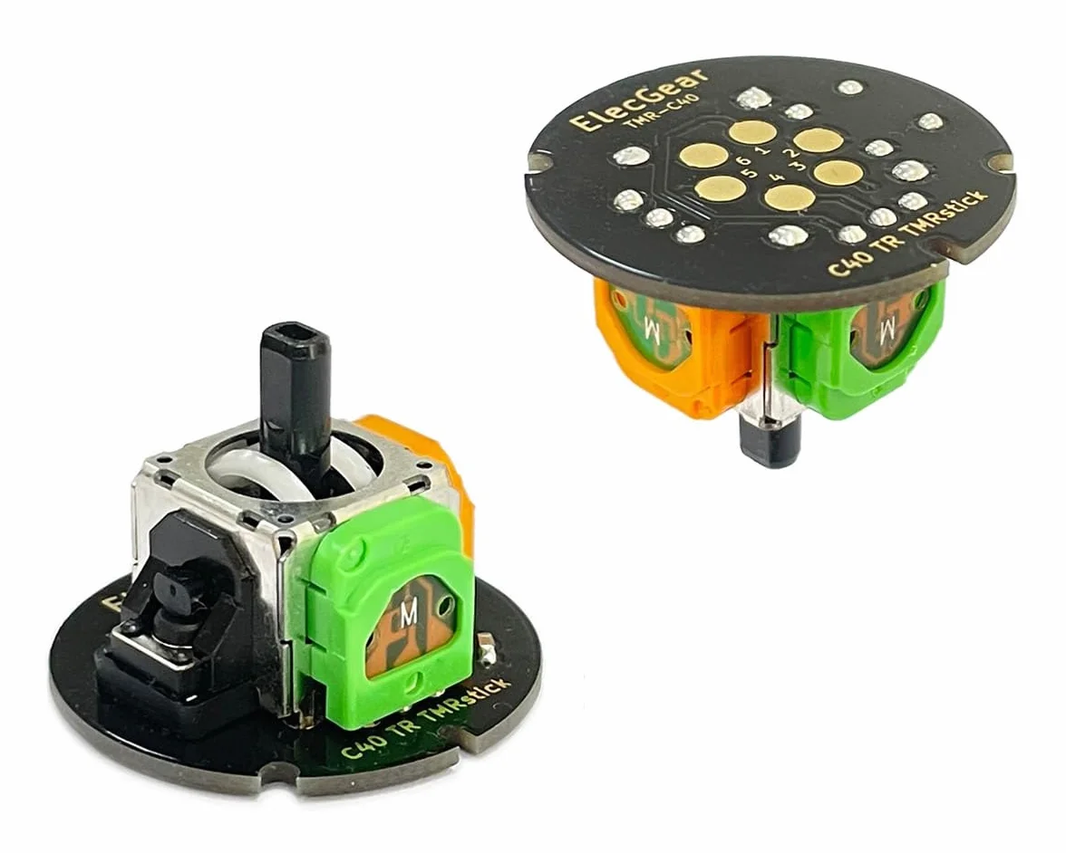 ElecGear TMR Joystick Zamiennik do Astro C40 TR, moduł lutowniczy z elektromagnetycznym drążkiem sterującym