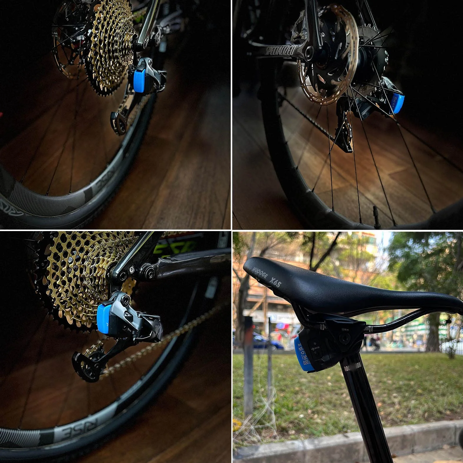 [Mały, lekki] Bateria do SRAM AXS Red eTap GX Eagle Force Rival XX1 X01, do SRAM Reverb, kolorowy, 240 mah (niebieski/niebieski)