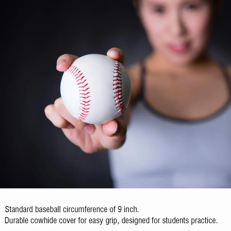 Skóra bydlęca Baseball Softball 7,2 cm standardowe piłki treningowe