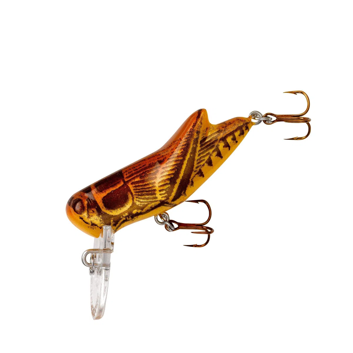 Rebel Przynęty Crickhopper Cricket/Grasshopper Crankbait przynęta wędkarska, 1 1/2 cala, 1/113.4 g, brązowy krykiet, crickhopper (3/907.2 g)