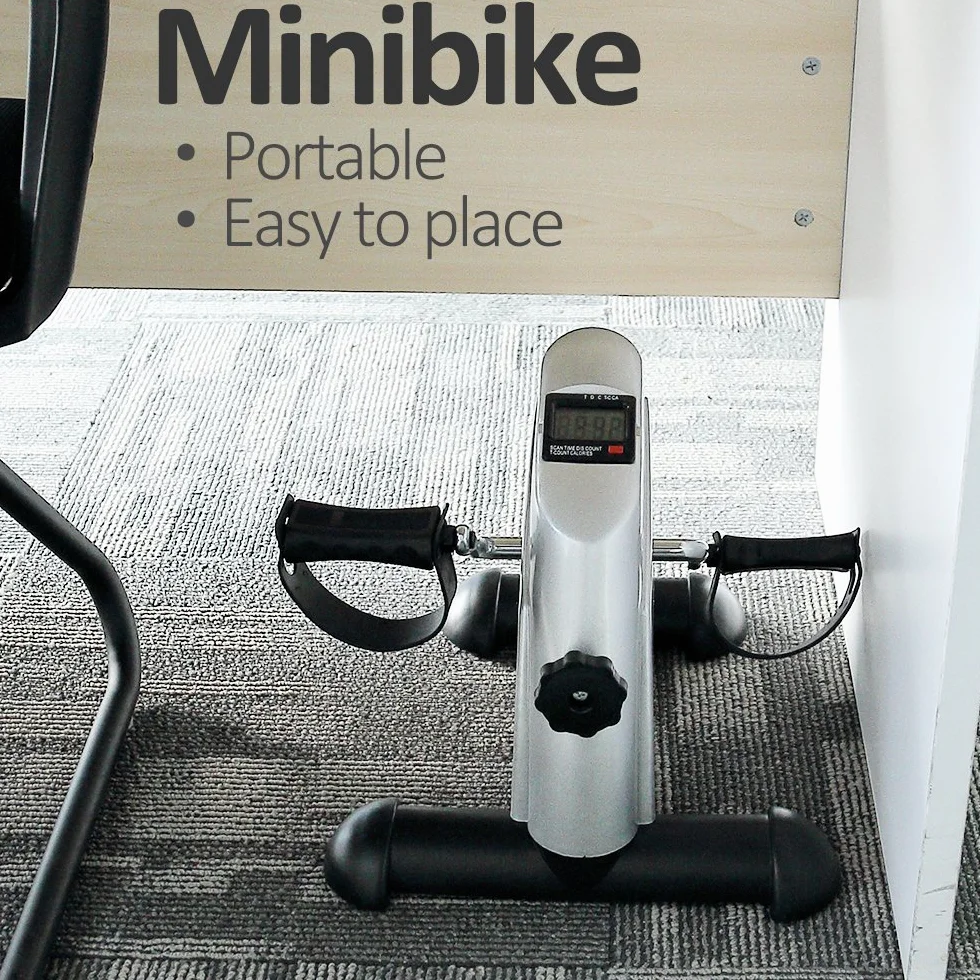 Mini rower treningowy przenośny domowy pedał ćwiczący siłownia fitness noga ramię