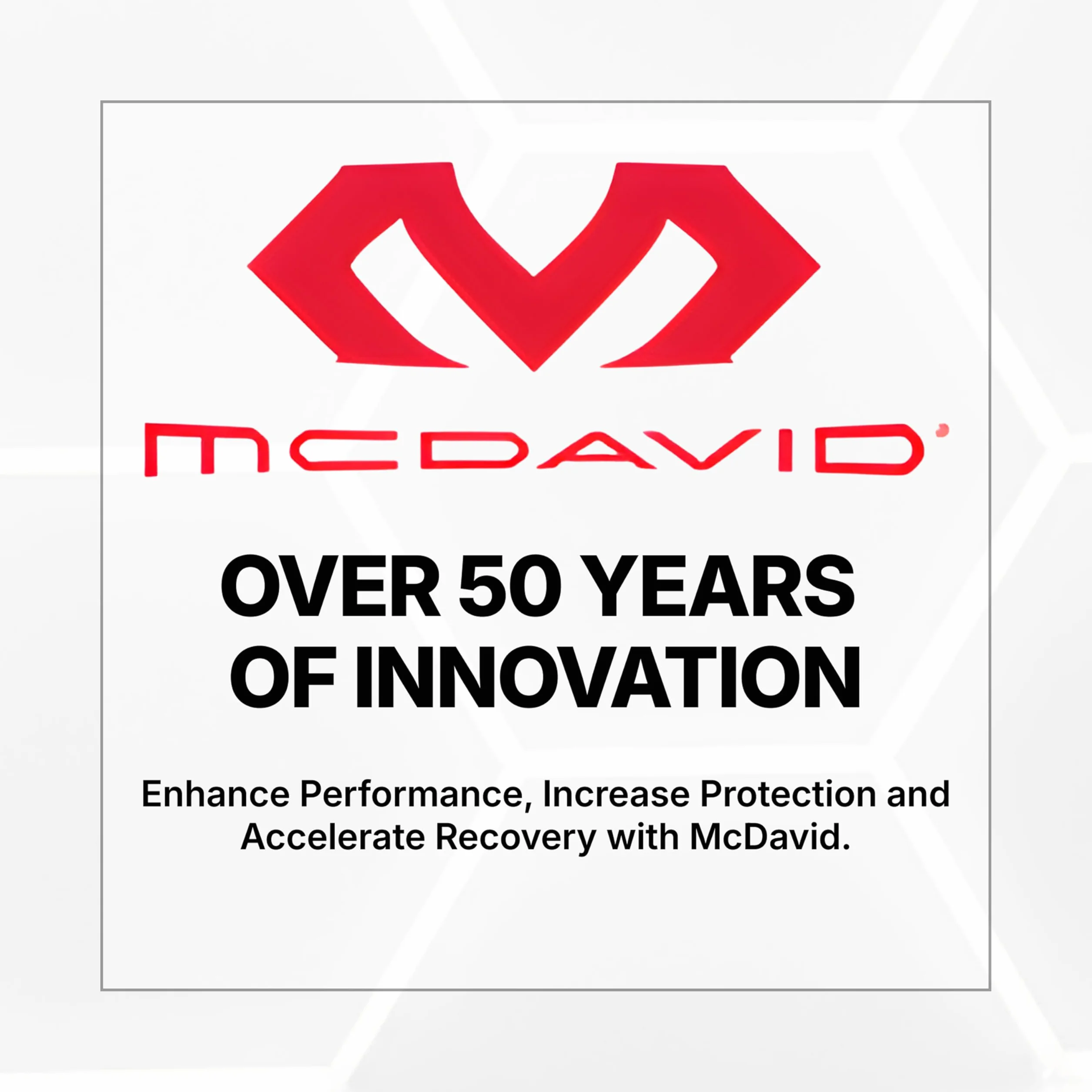 McDavid 6446R Hexpad mankiet kompresyjny na kolana ochraniacz elastyczny do koszykówki