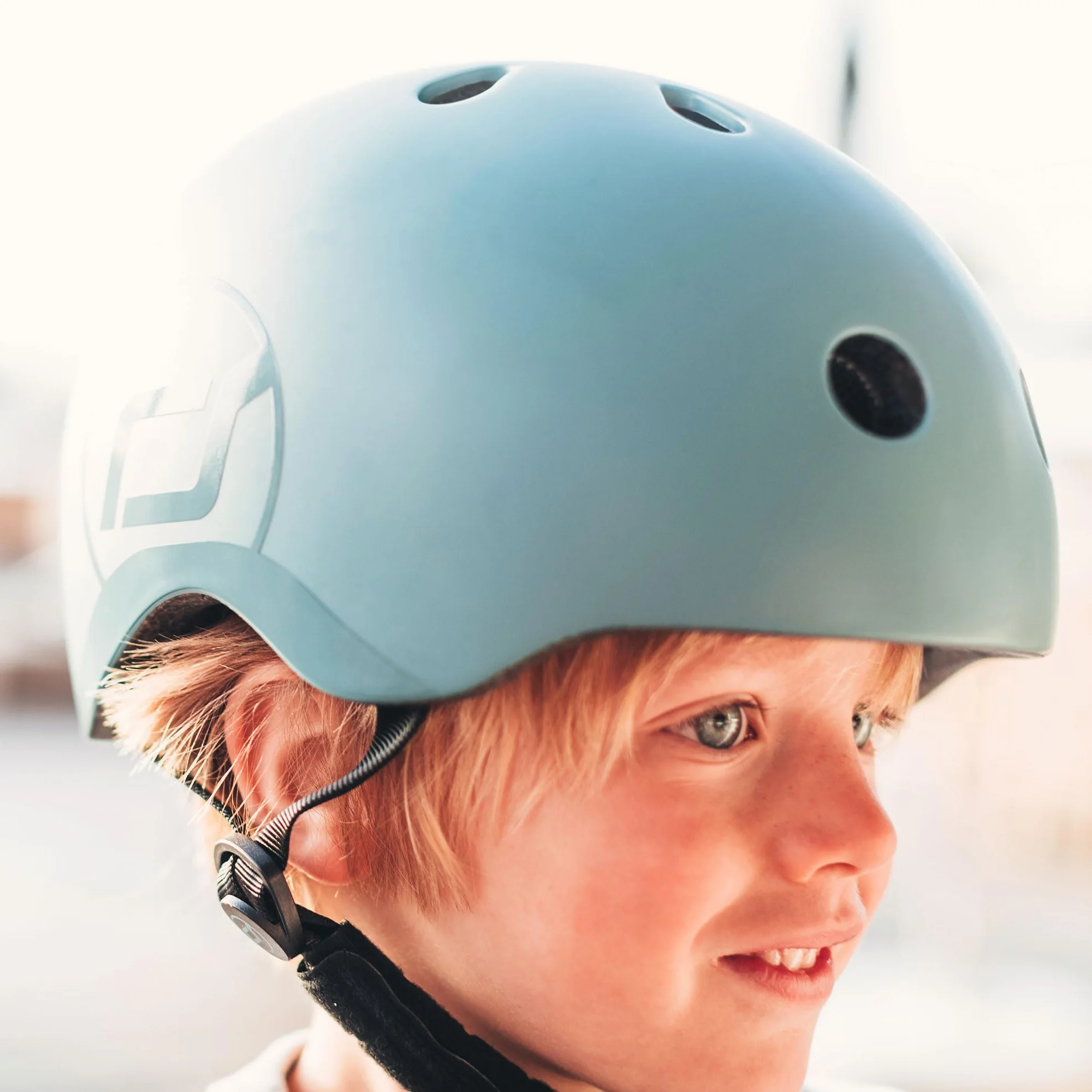 Scoot & Ride Dziecięcy kask rowerowy 51-55 cm stalowy
