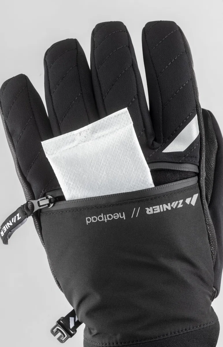 Zanier Unisex Radiator.Stx Rękawice Black 8.5