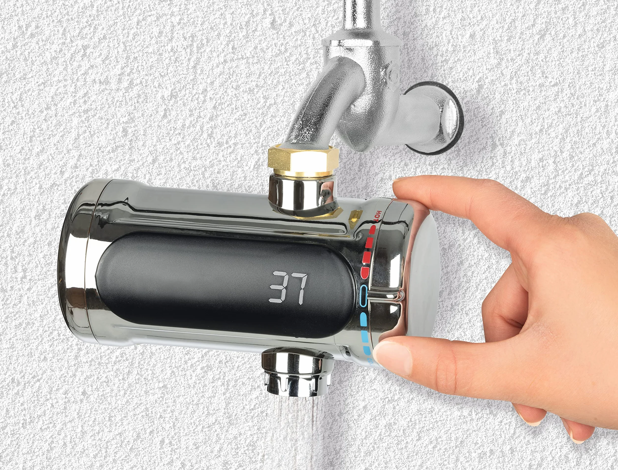 EASYmaxx Uniwersalny podgrzewacz wody, natychmiastowe nagrzewanie, oszczędność energii, łatwa instalacja