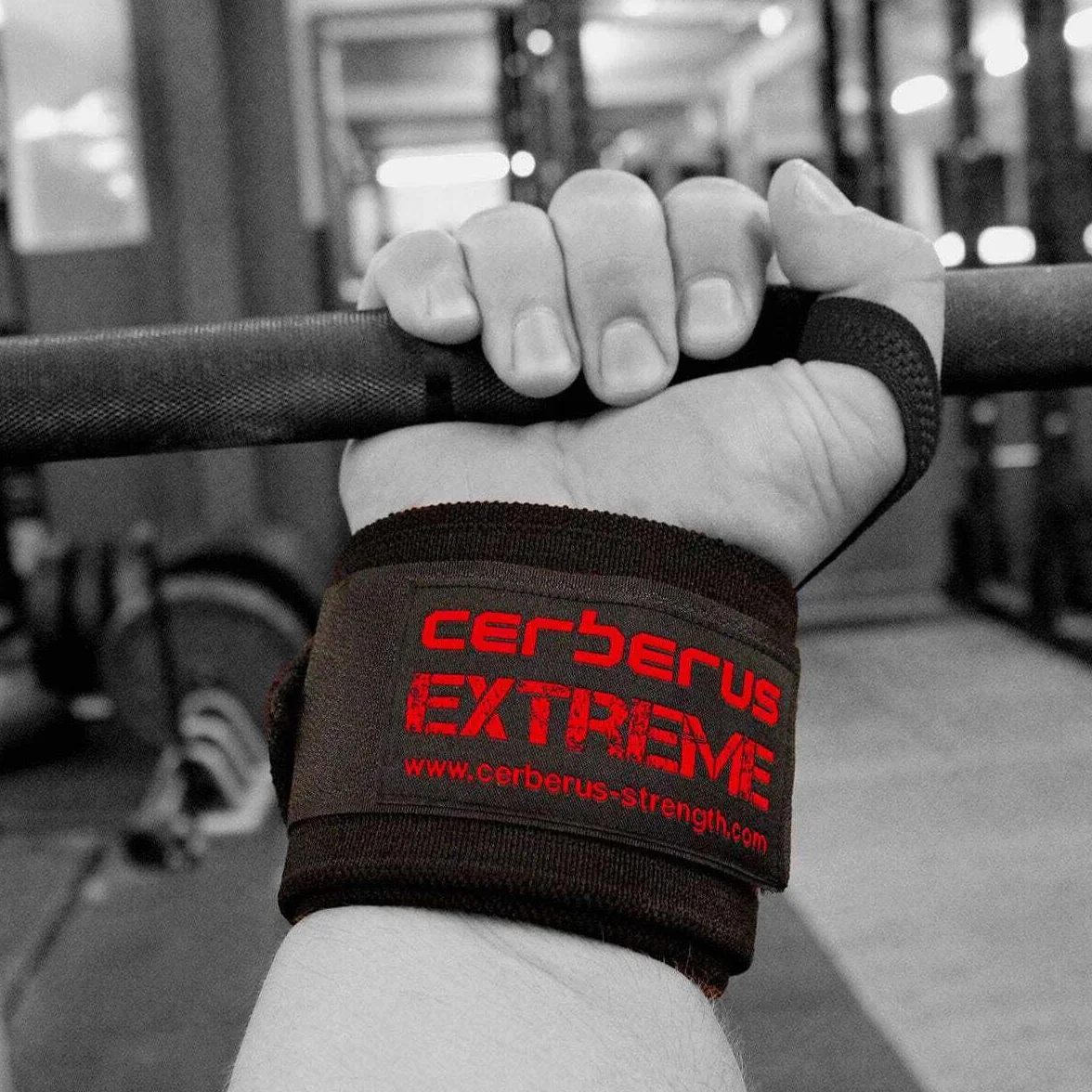 CERBERUS Strength Extreme 39 cali 99 cm opaski na nadgarstek para