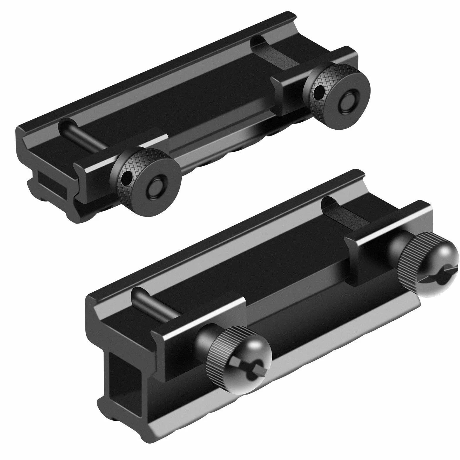 Aluminiowych Stopów Picatinny Riser Mounts 1-calowy Wysoki Profil 1/2-calowy Niski Profil 8 Gniazd