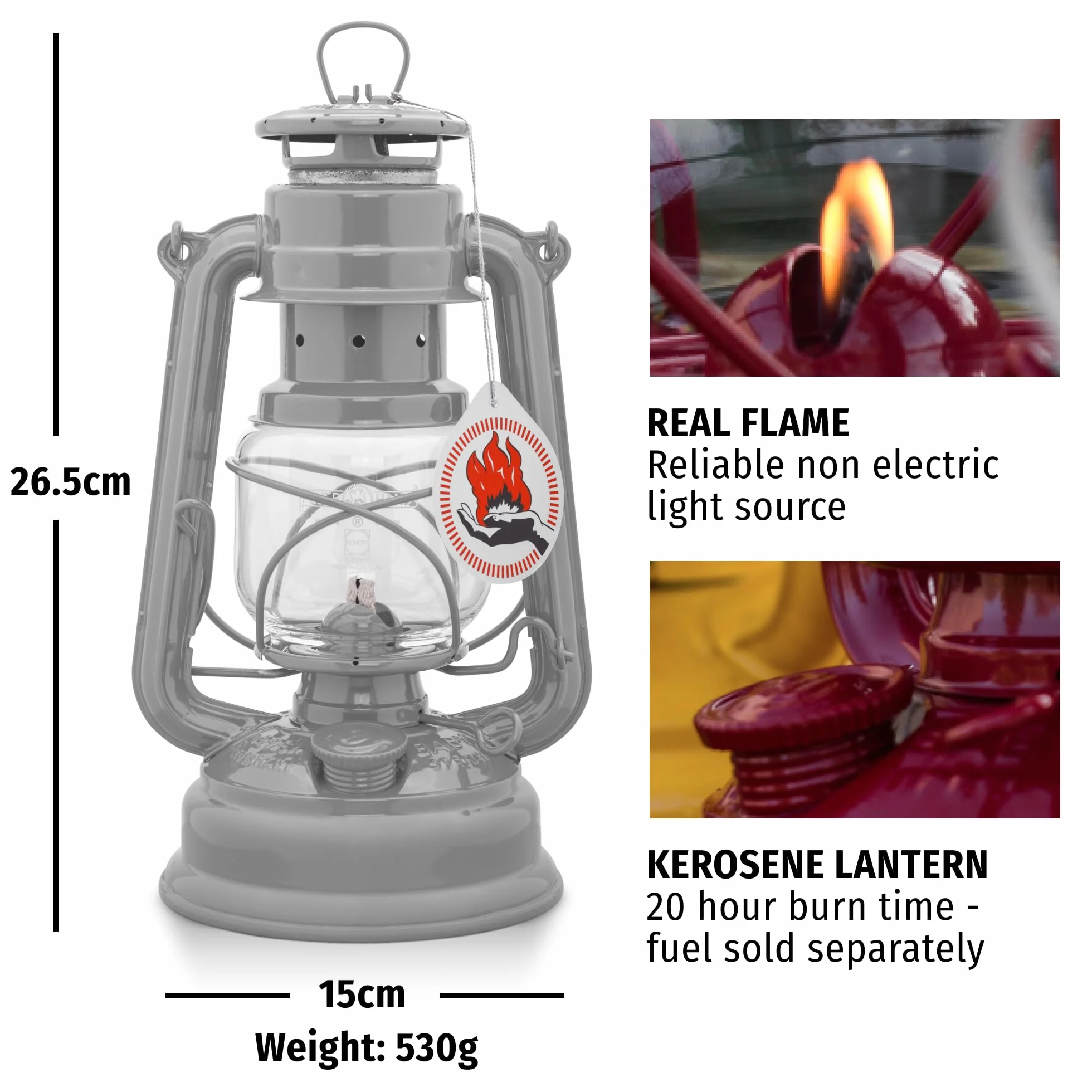 Feuerhand Baby Special 276 latarnia sztormowa zielona Moosgrün