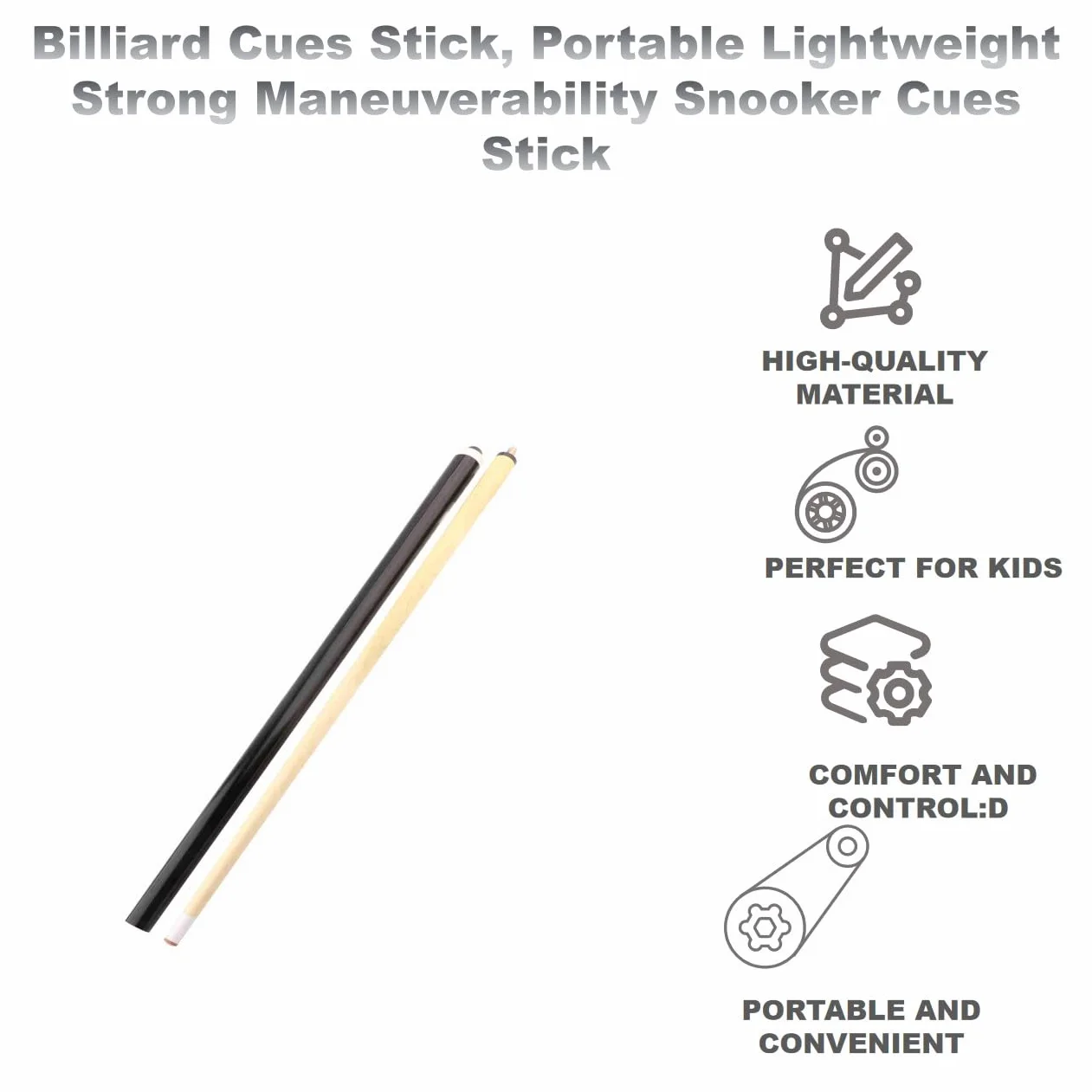 Kij Bilardowy 48 inch pool cue Przeno?ny, Lekki, Zwrotny Kij do Kijów do Snookera, Wykwintne Wykonanie Kije Bilardowe, dla Dzieci snooker cues Tacos