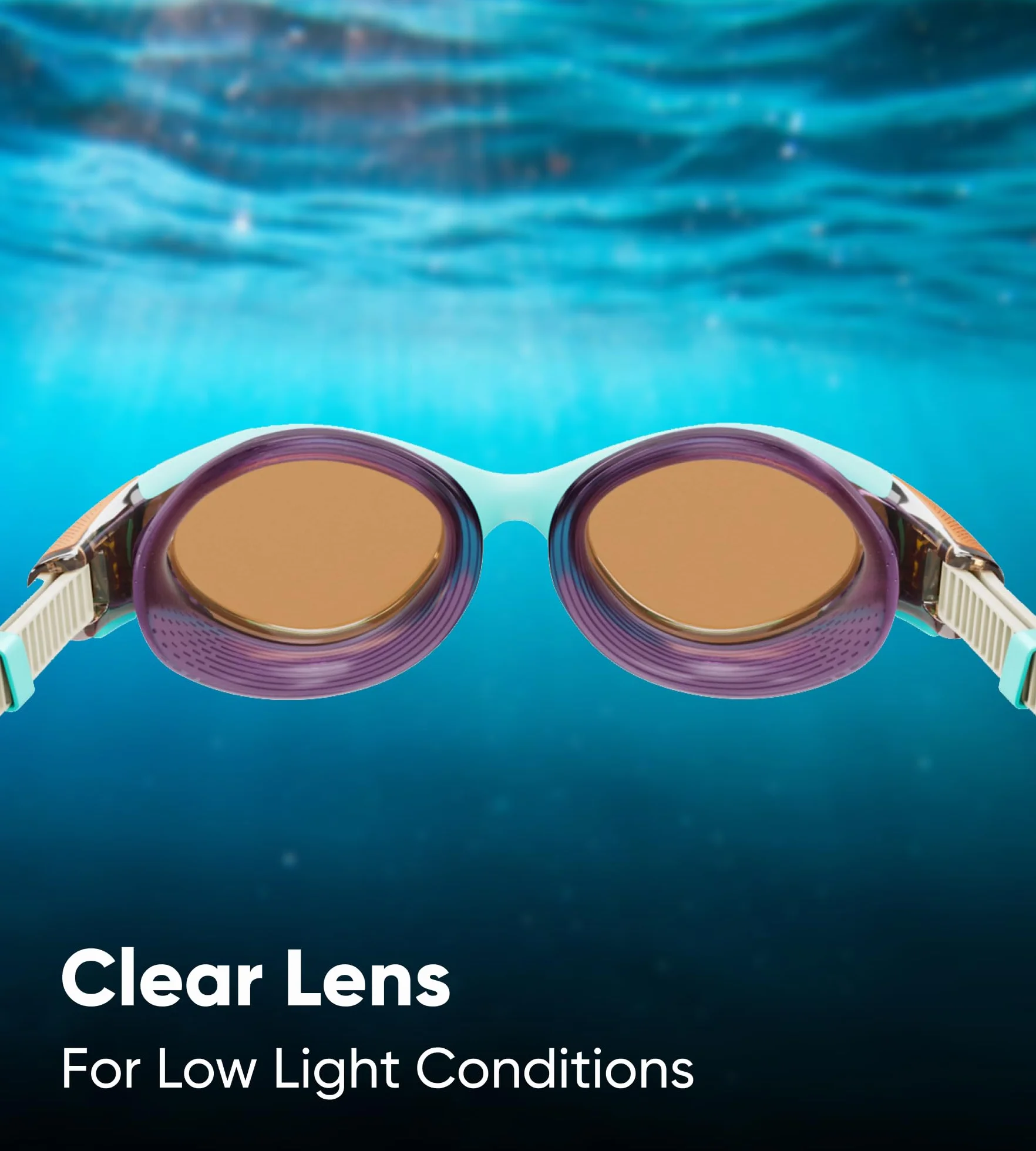 Speedo Gogle pływackie Kobiety Biofuse 2.0 Swimming Goggles | Female Design | Patented Adjust Mechanism | Anti-fog | Anti-leak | Comfort Fit (1 w zestawie)