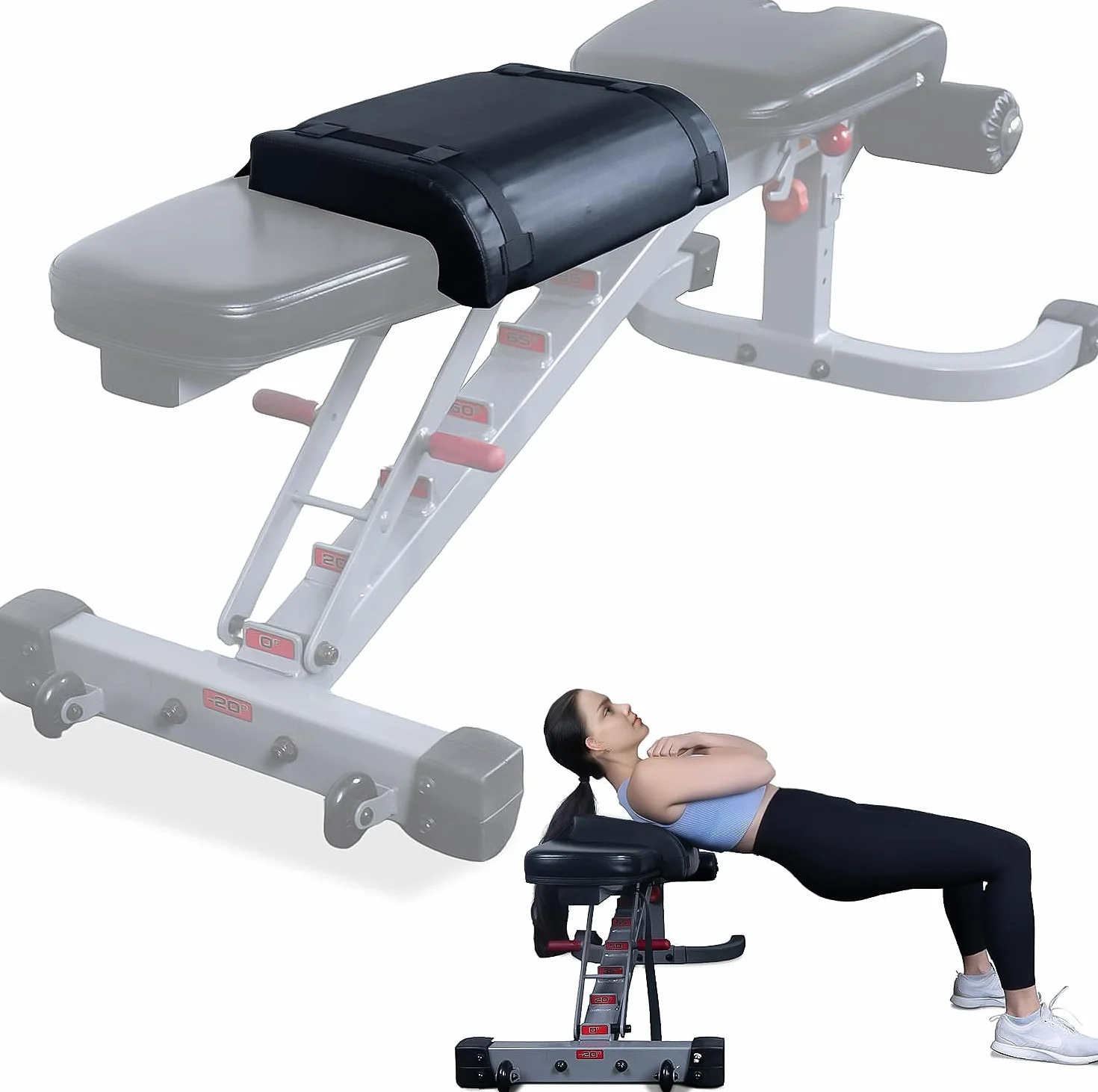 Hip Thrust podkładka na siłownię, do pleców, ramion, karku, do fitnessu, do podnoszenia ciężarów, na biodra, ławkę, sprzęt fitness, akcesoria do studia fitness, akcesoria do studia fitness, tapicerka