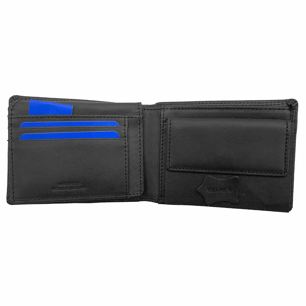 Portfel unisex czarny rozmiar uniwersalny