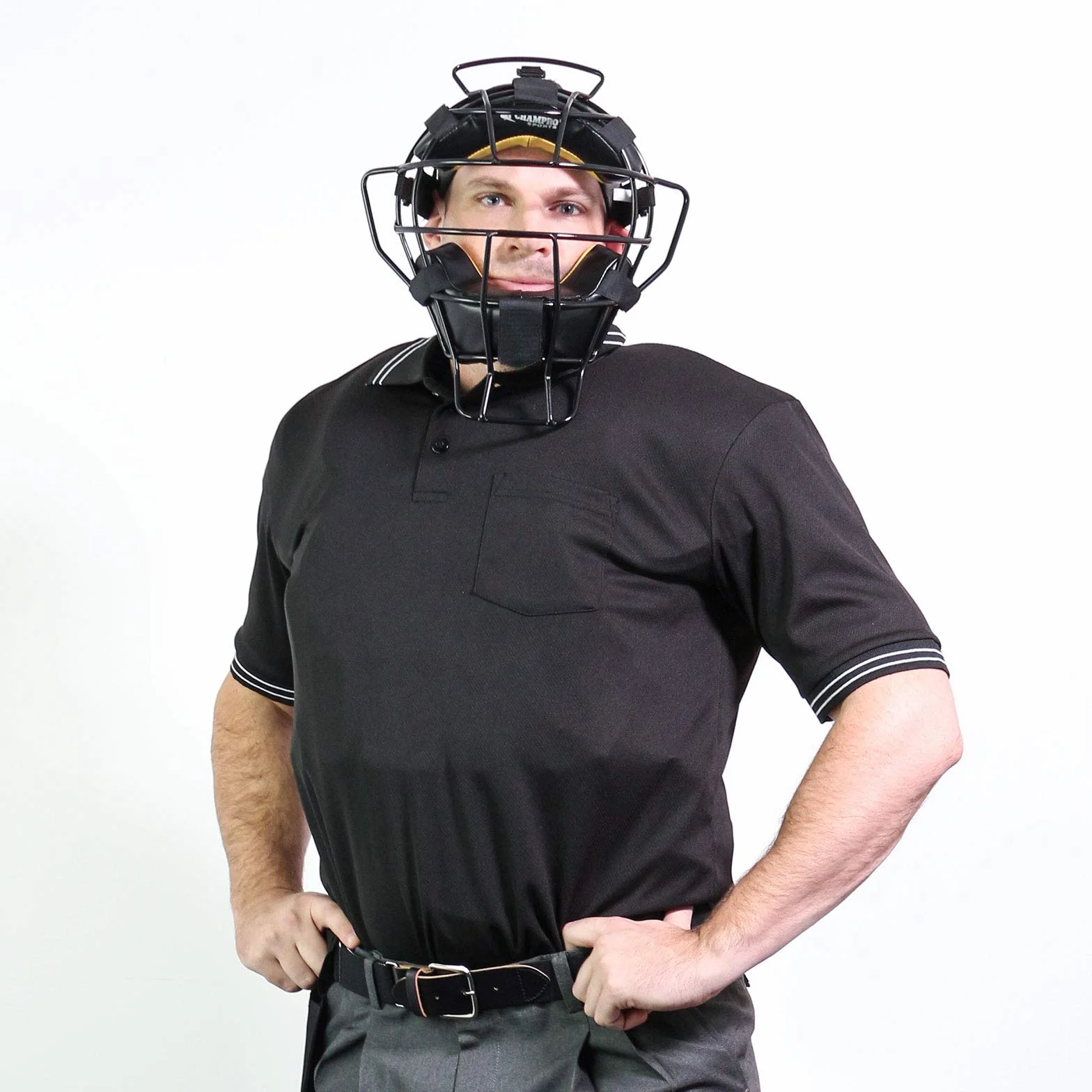 Champro Baseball/Softball Umpire koszulka polo - poliester, dorosły 2XL, jasnoniebieski