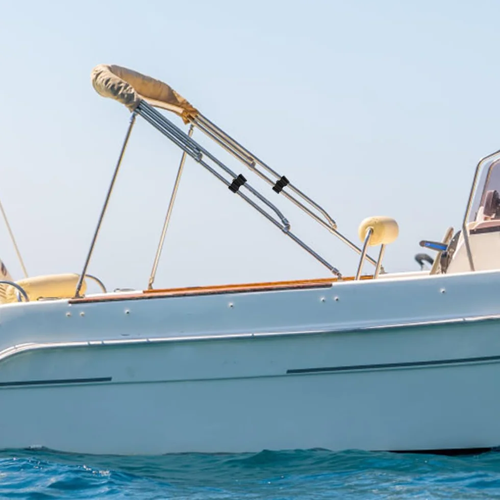 Bimini górne klipsy do zadaszenia, granatowe drążki podporowe, zaciski górne, nylonowe akcesoria 7/8 cala, 1 cal